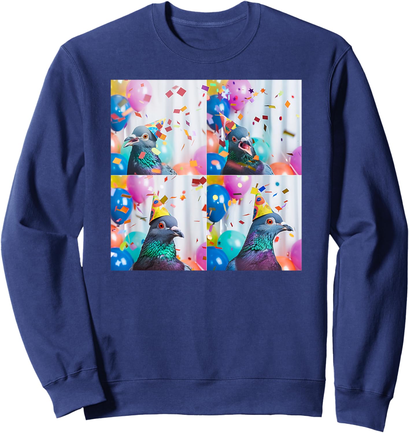 Pigeon Lover Pigeon Fancier Funny Racing Pigeon Birthday Sweatshirt - Sweatshirt | Navy