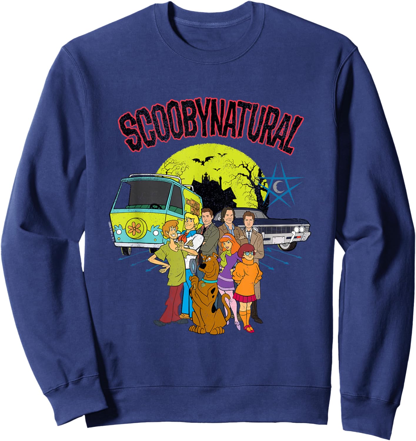 Scooby-Doo Scoobynthetic Mystery Machine and Baby with Gang Sweatshirt - Sweatshirt | Navy