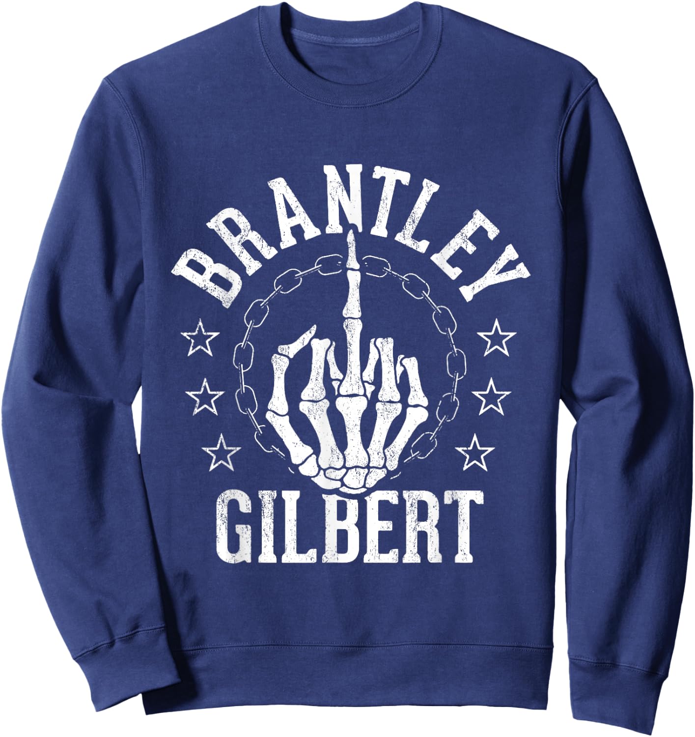 Brantley Gilbert - Middle Finger Sweatshirt - Sweatshirt | Navy