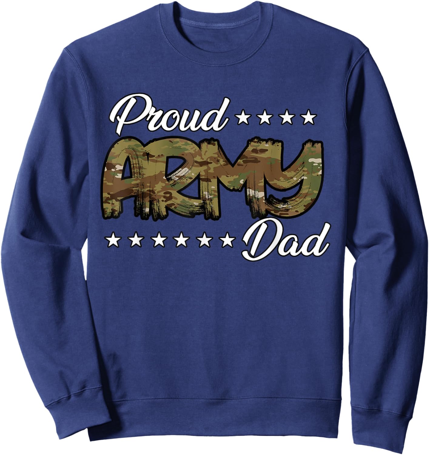 OCP Bold Proud Army Dad Sweatshirt - Sweatshirt | Navy