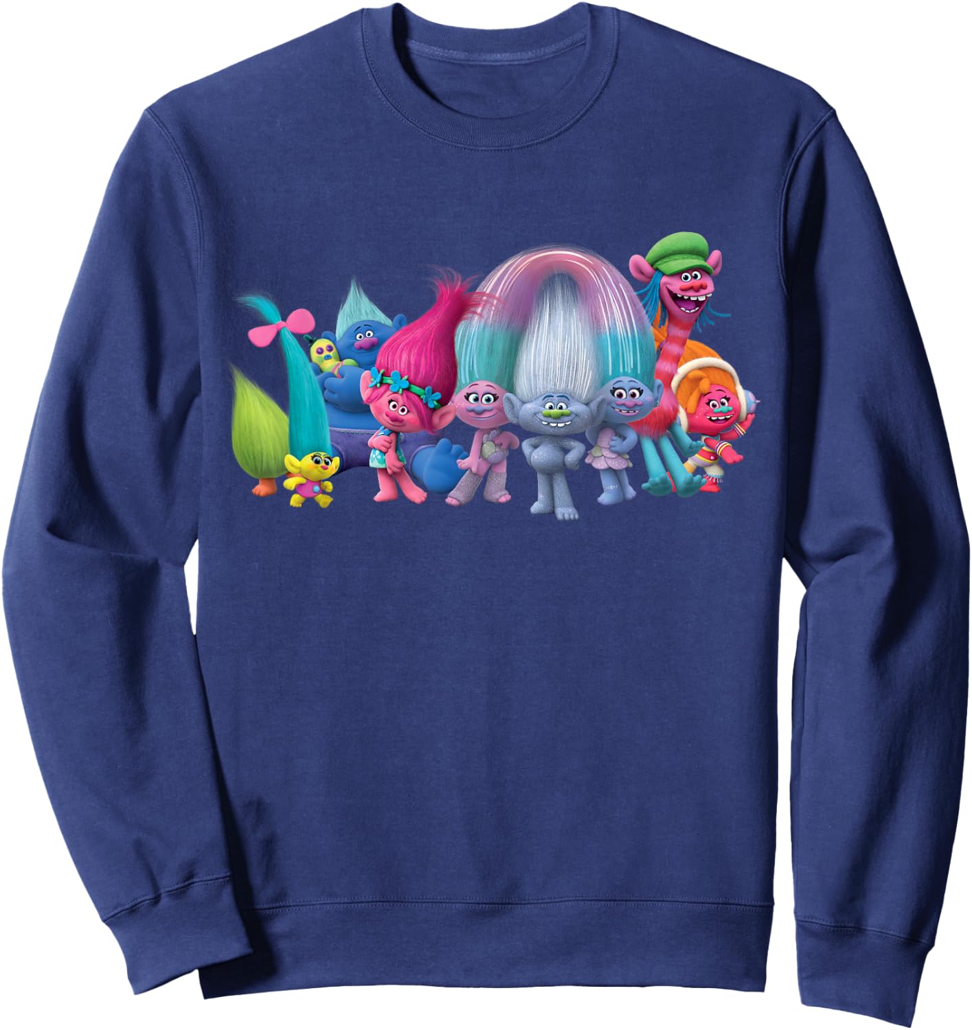 DreamWorks Trolls All Troll Friends Small Sweatshirt - Sweatshirt | Navy