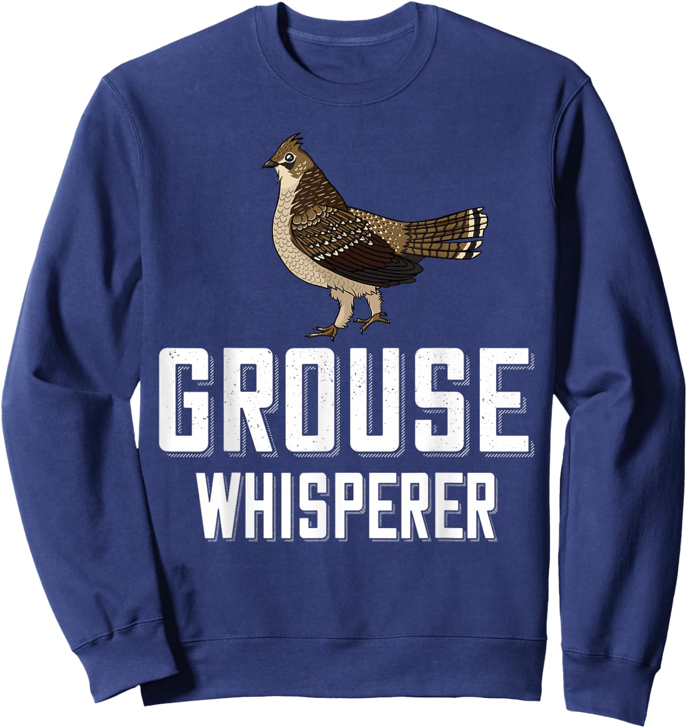Ruffed Grouse Bird Gift Hunting Spruce Grouse Sweatshirt - Sweatshirt | Navy