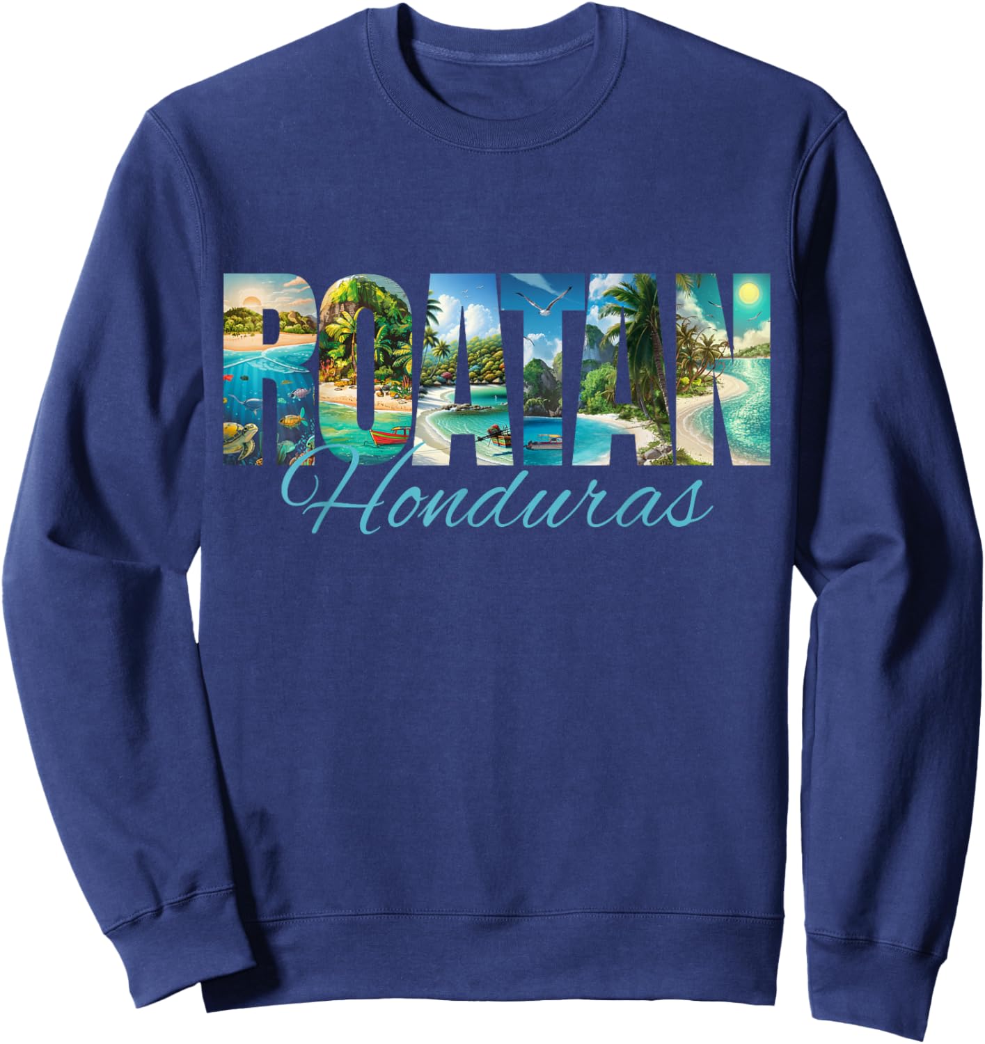 Roatan Honduras Sweatshirt - Sweatshirt | Navy