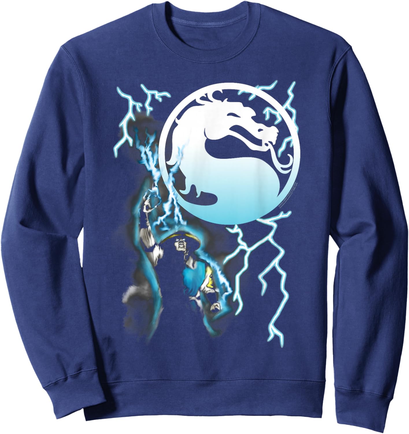 Mortal Kombat Klassic Raiden Sweatshirt - Sweatshirt | Navy