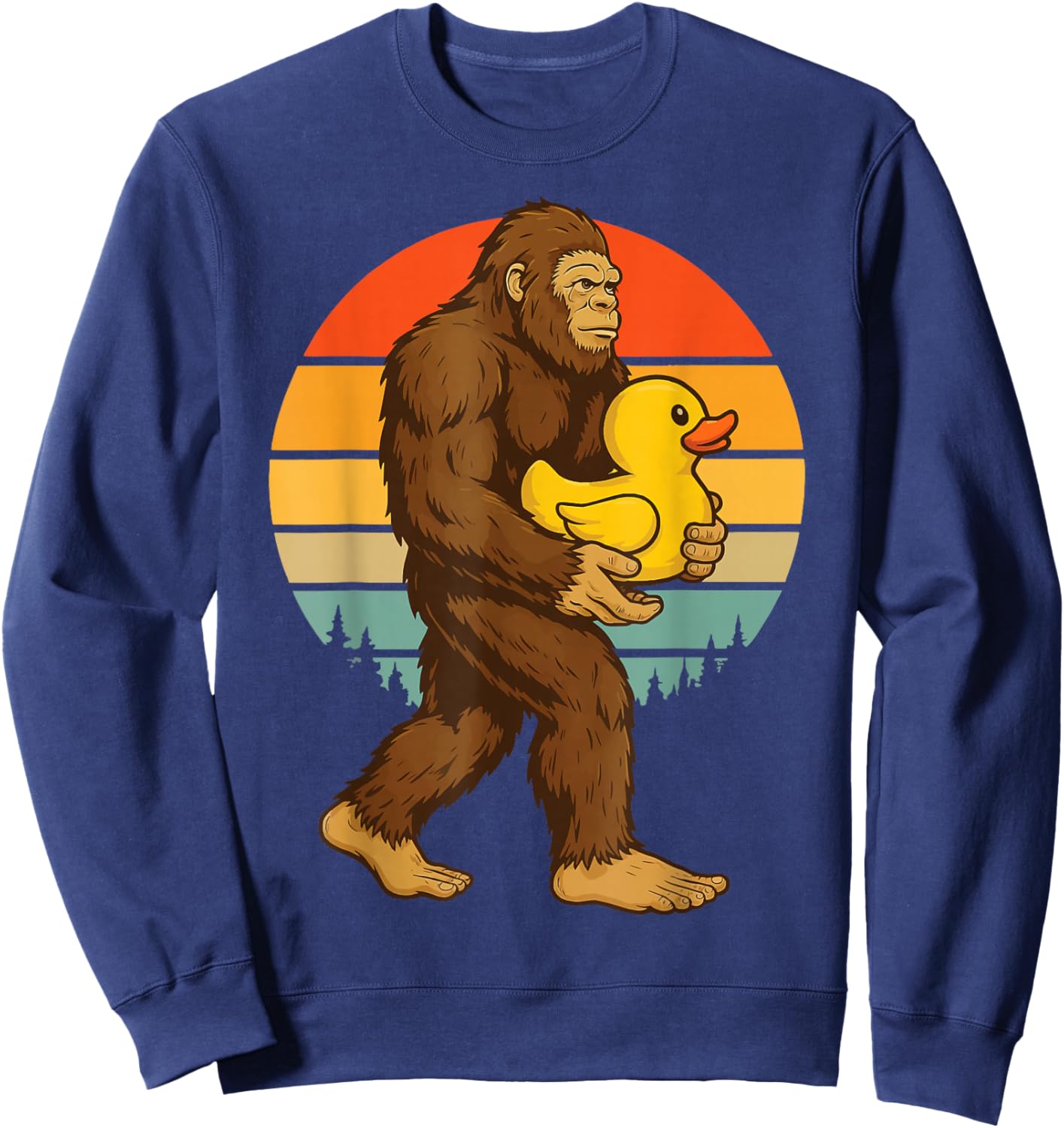 Bigfoot Rubber Duck Sweatshirt - Sweatshirt | Navy