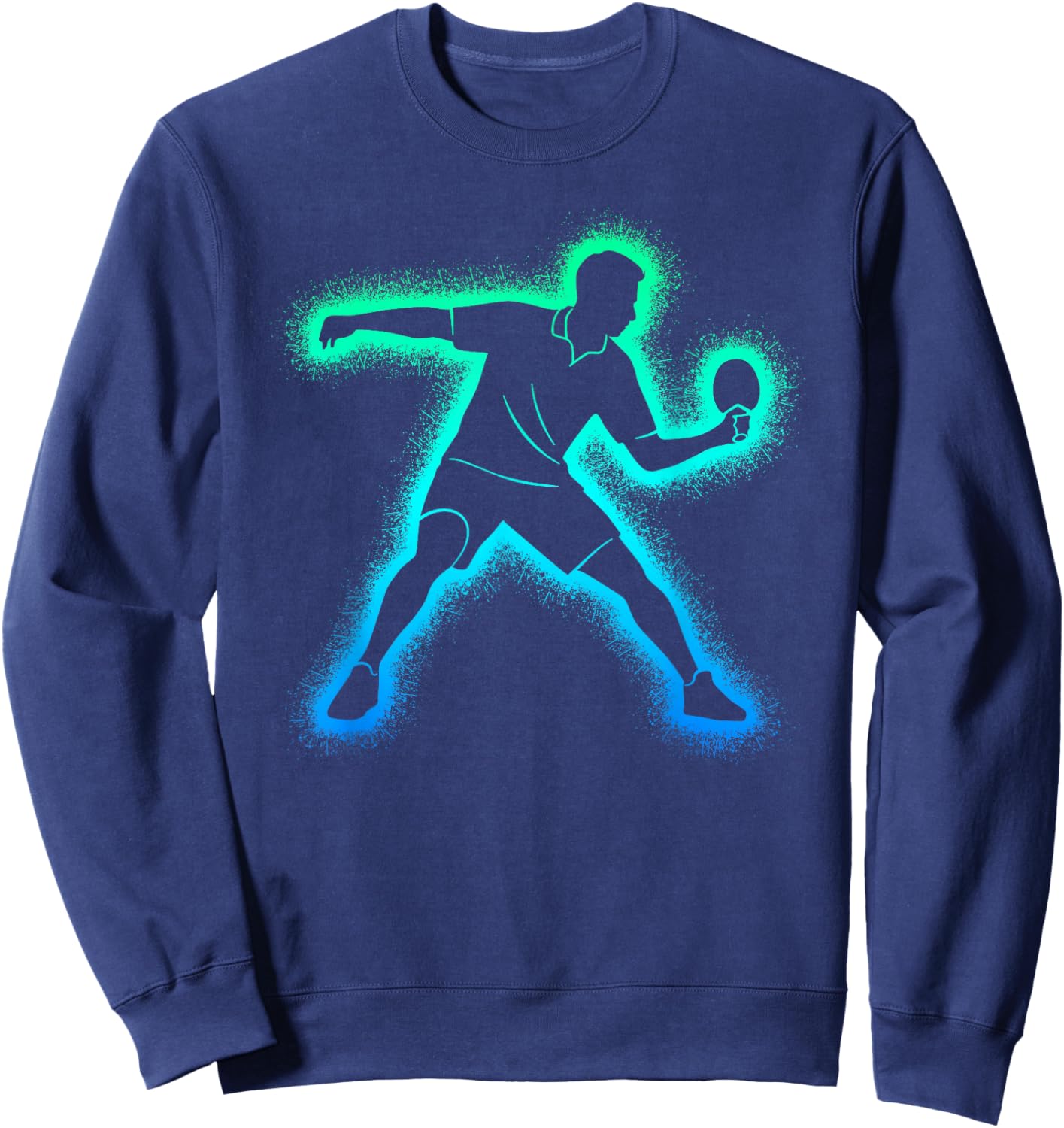 Tischtennis Spieler Herren Kinder Tischtennisspieler Jungen Sweatshirt - Sweatshirt | Navy