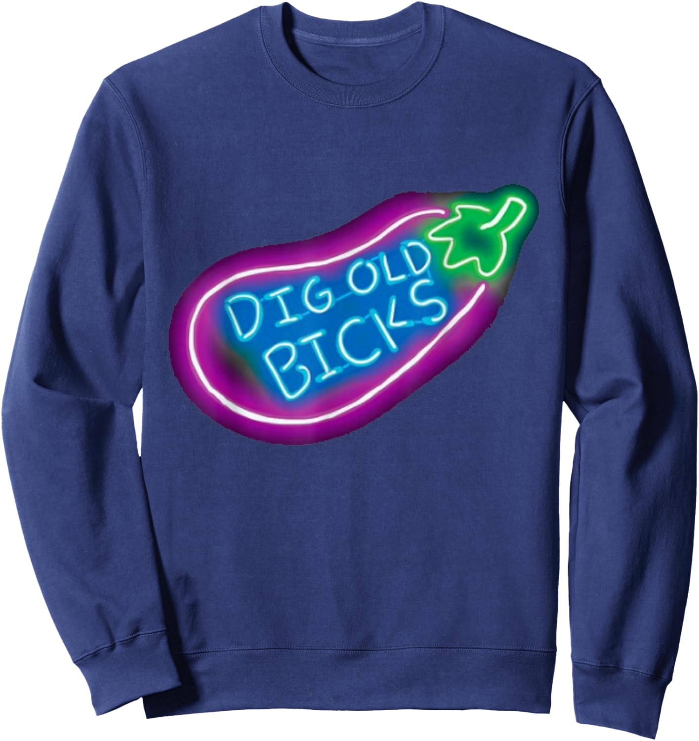 Dig Old Bicks Solar Opposites Funny Meme Gag Sweatshirt - Sweatshirt | Navy