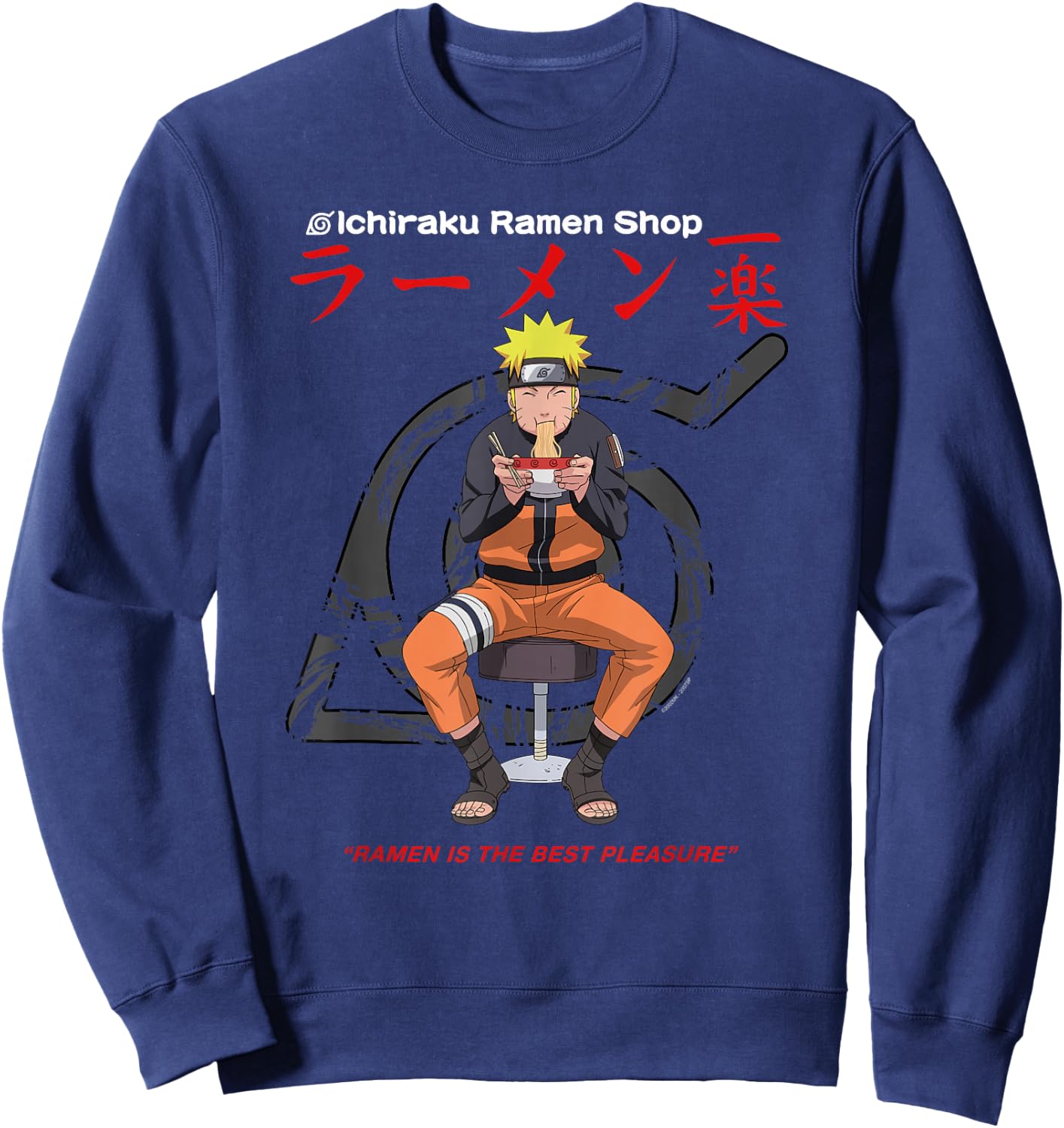 Naruto Shippuden Ichiraku Ramen Shop Sweatshirt - Sweatshirt | Navy