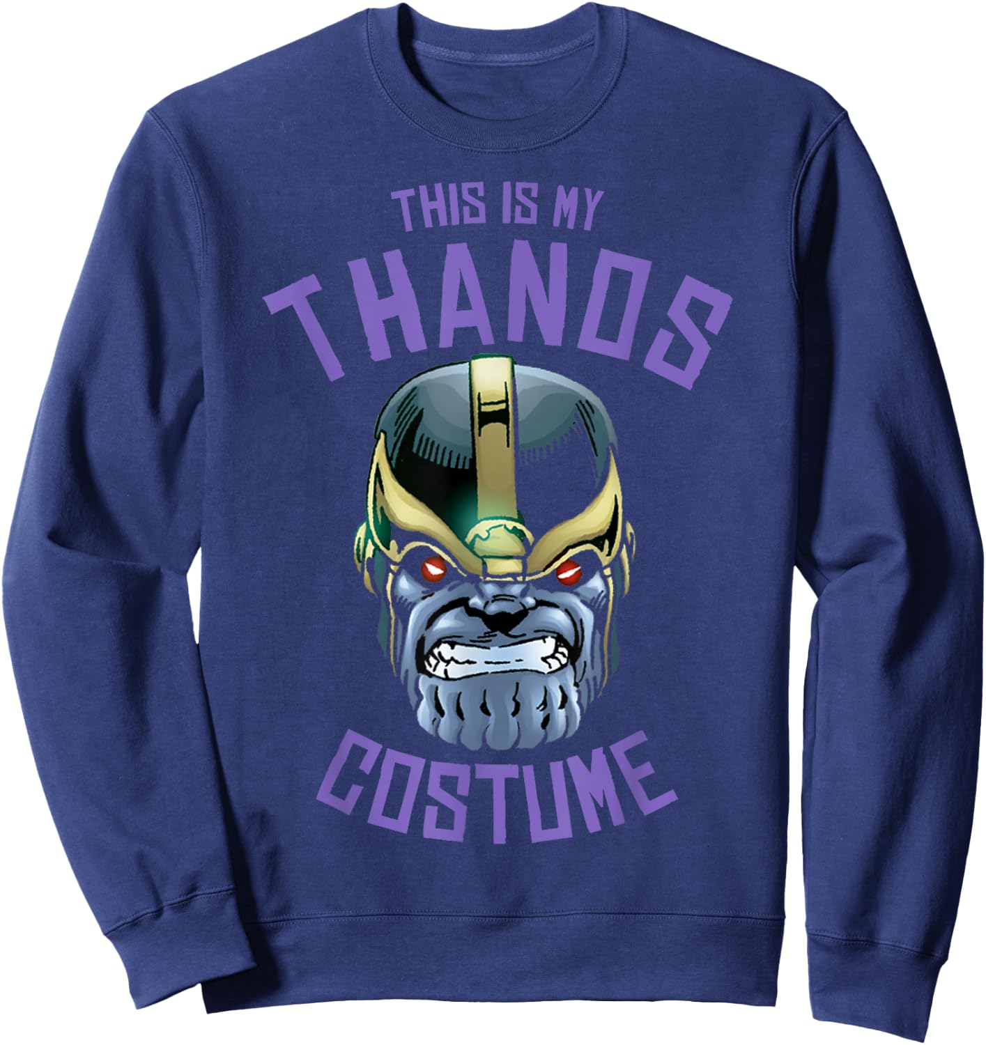 Marvel Thanos This is My Costume Halloween Sweatshirt - Sweatshirt | Navy