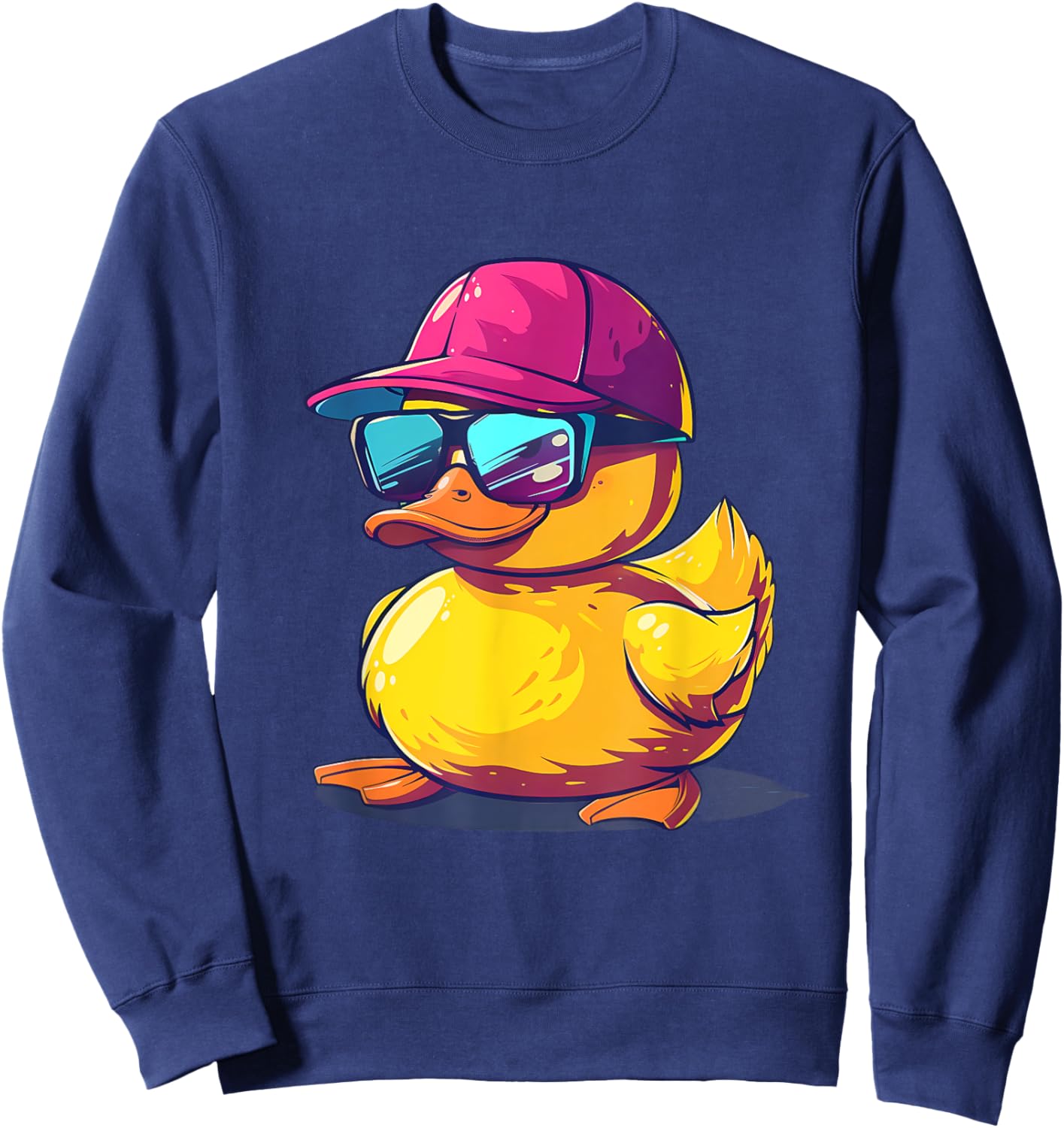 Rubber Duck Sunglasses Rubber Duck Lover Rubber Duckie Sweatshirt - Sweatshirt | Navy