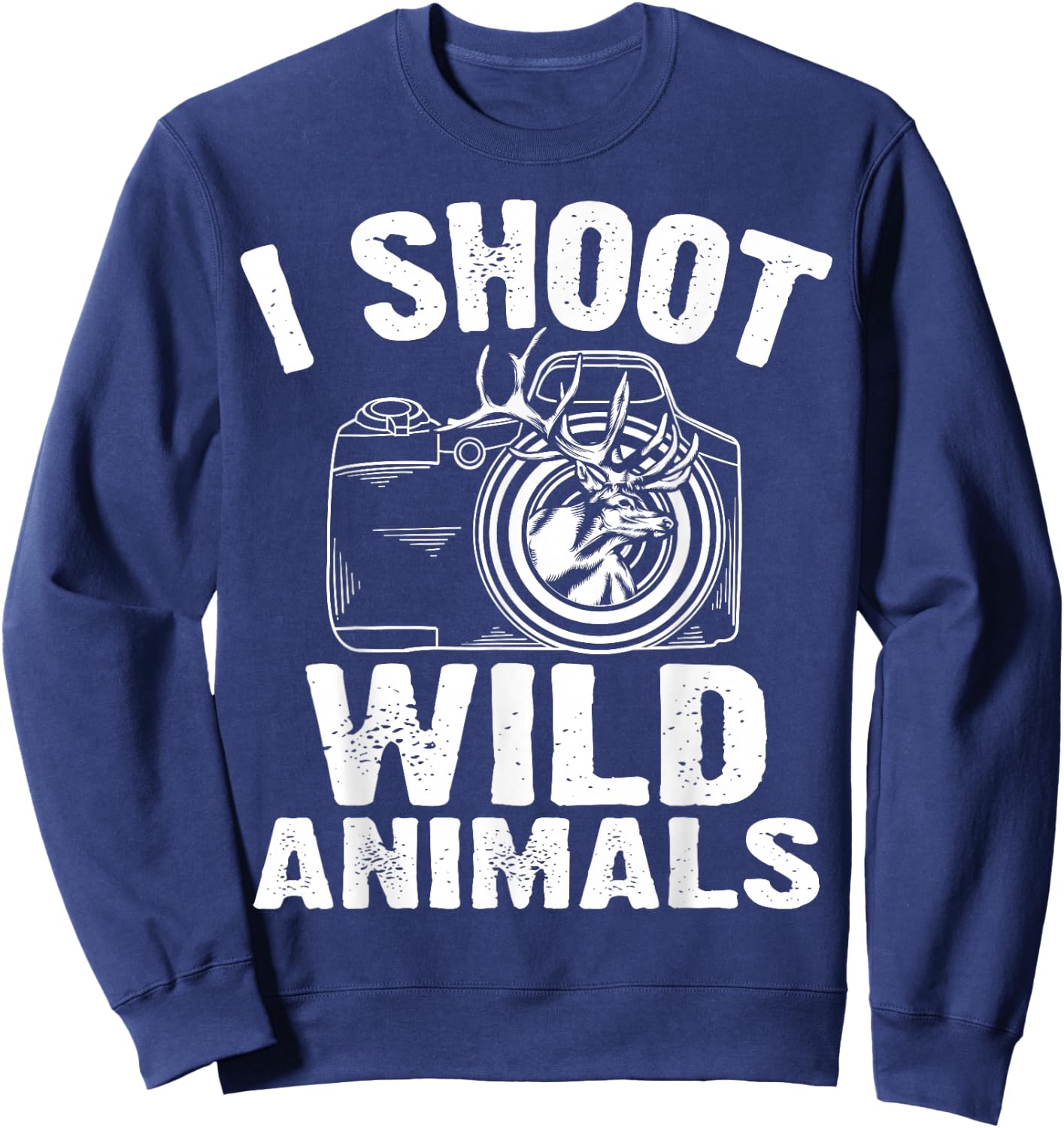 Cool Photography Gift Men Women Funny Wildlife Photographer Sweatshirt - Sweatshirt | Navy