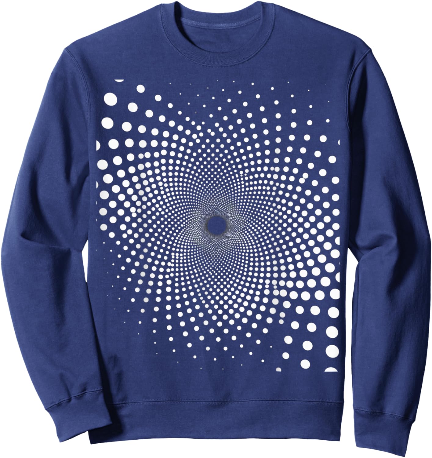 Optical Illusion Sweatshirt - Sweatshirt | Navy