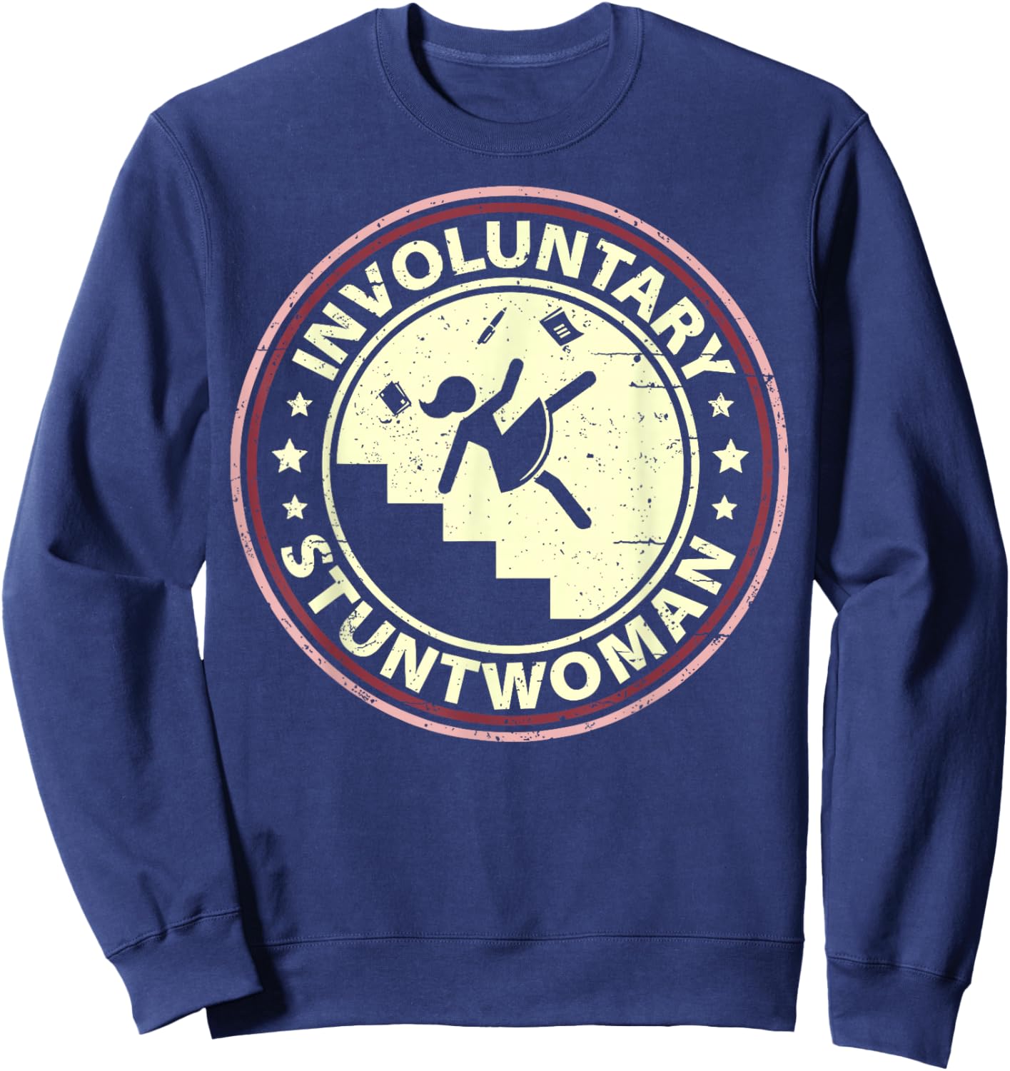 Involuntary Stuntwoman Sweatshirt - Sweatshirt | Navy