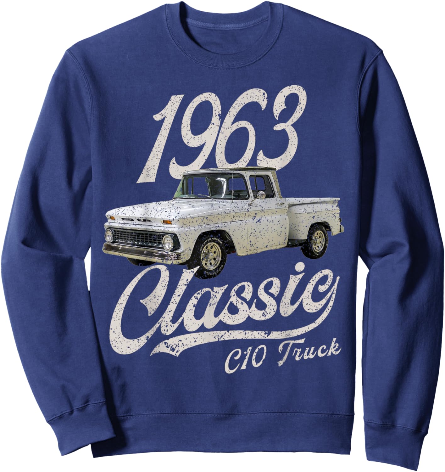 1963 63 c10 TRUCK Sweatshirt - Sweatshirt | Navy