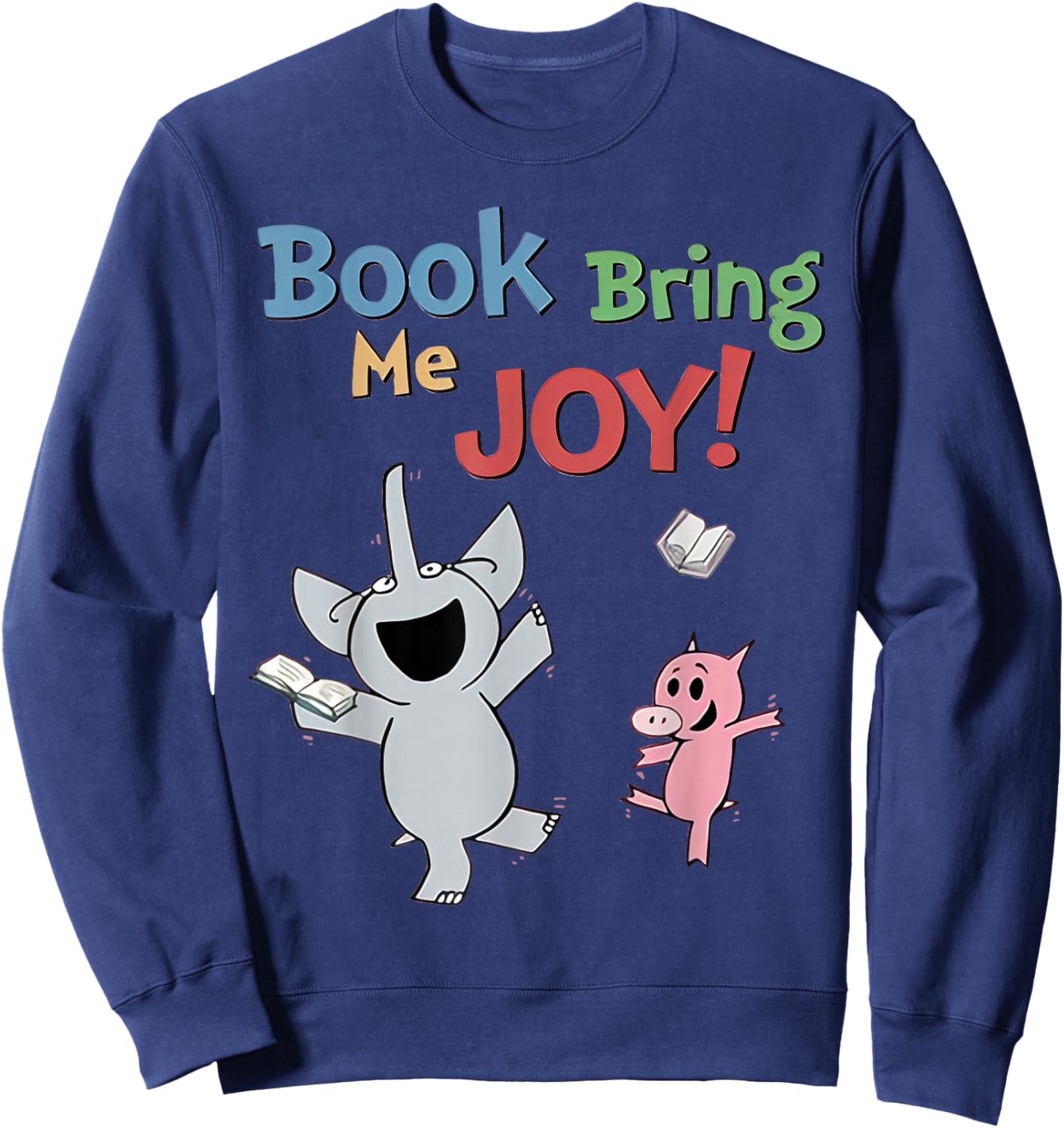 Book Bring Me Joy Sweatshirt - Sweatshirt | Navy