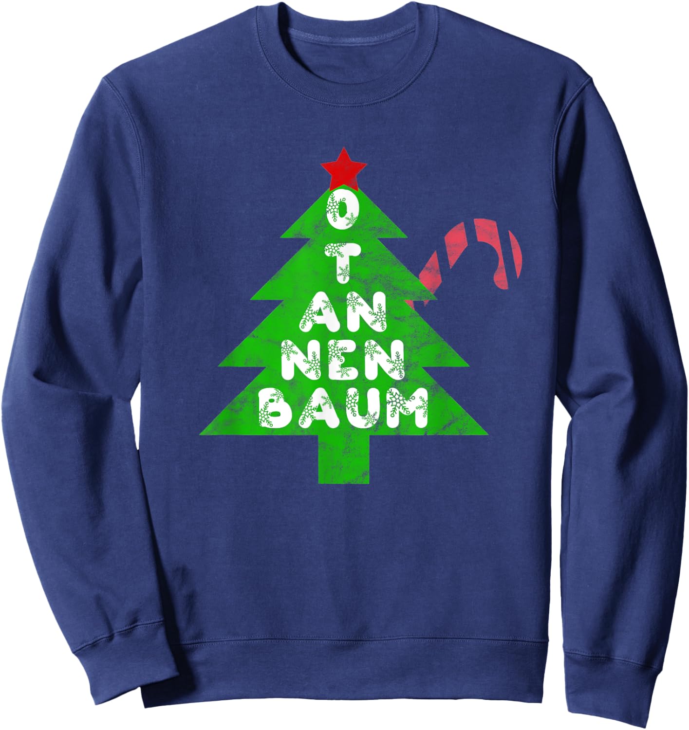 O Tannenbaum Christmas Song Xmas Tree Sweatshirt - Sweatshirt | Navy