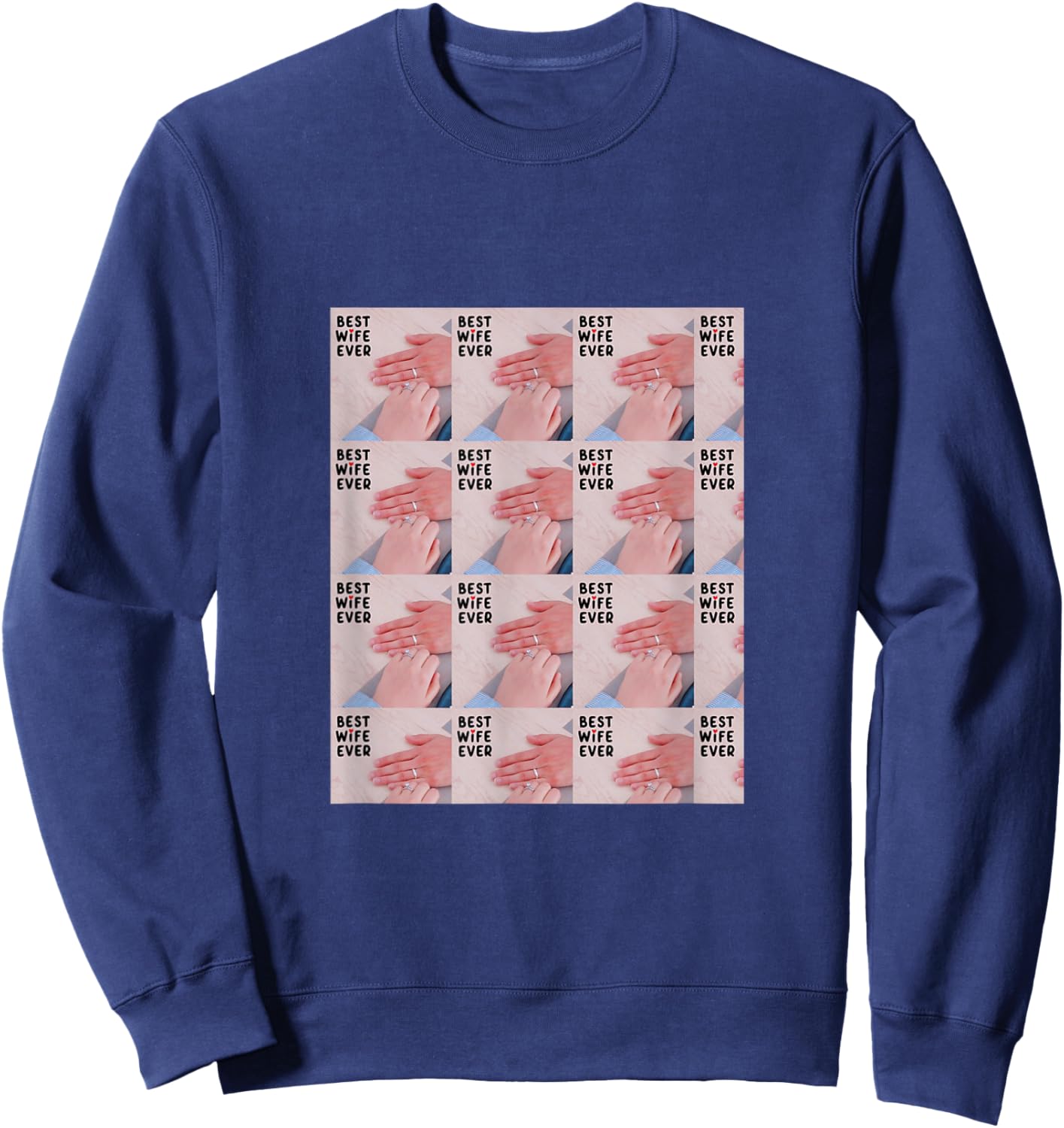 Best wife ever Sweatshirt - Sweatshirt | Navy