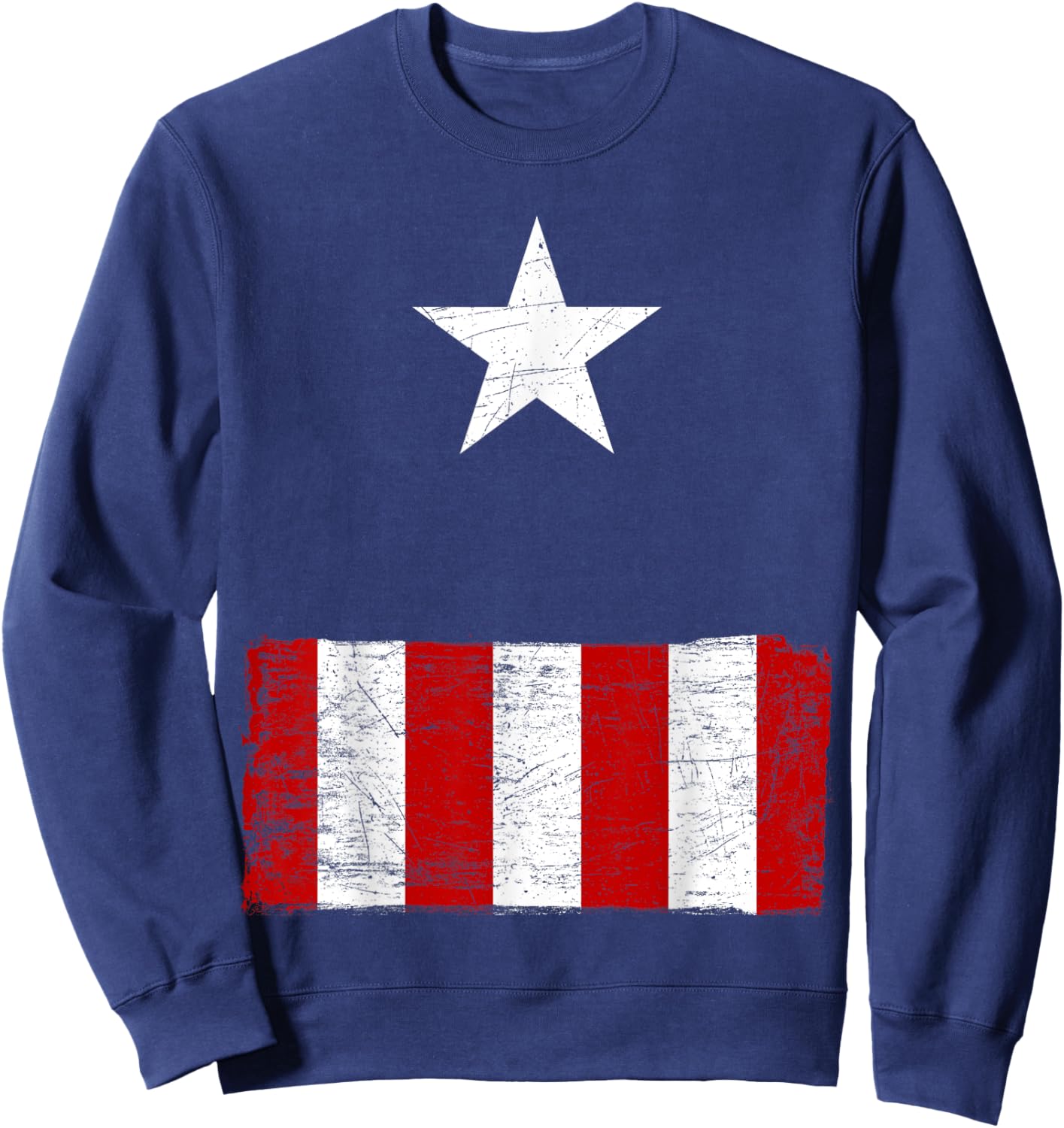 Halloween Costume Captain America Marvel Sweatshirt - Sweatshirt | Navy