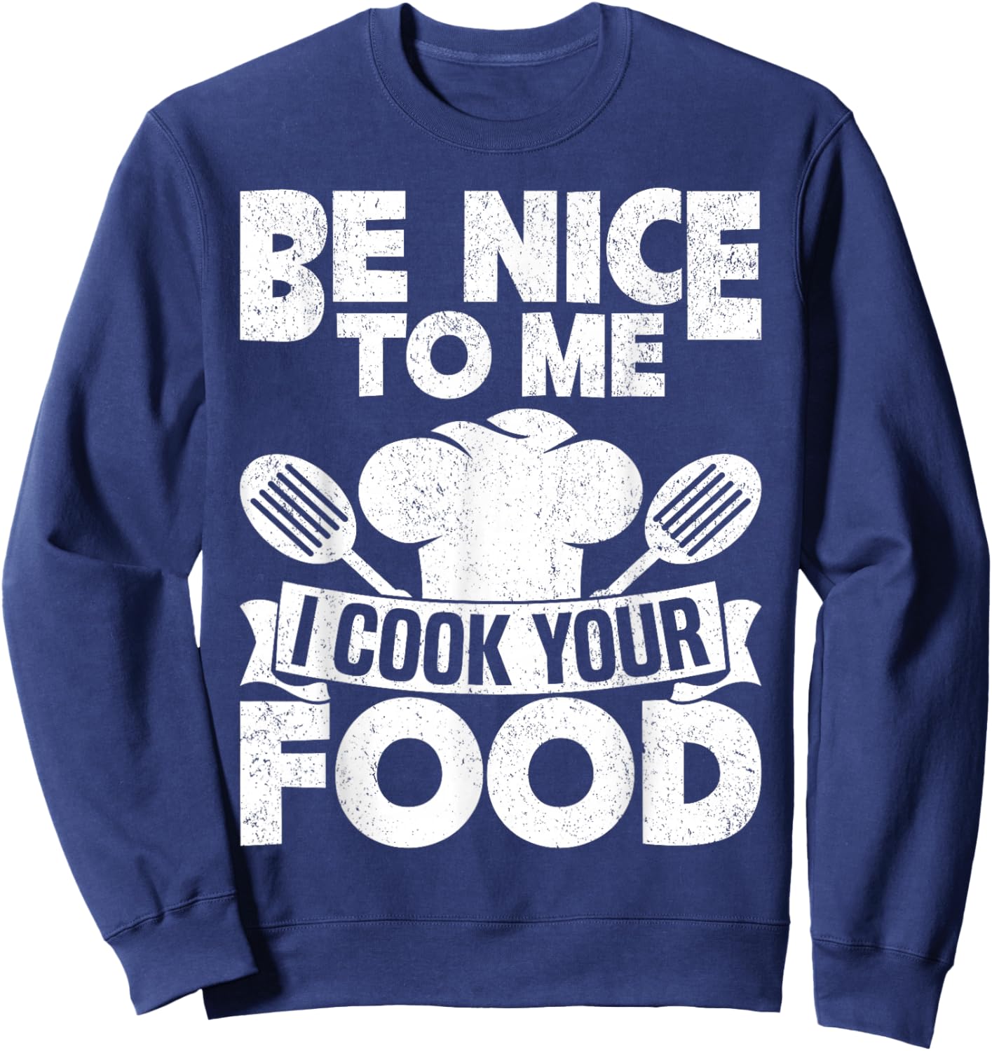 Funny Chef Shirt Women Cooking Cook Chef Sweatshirt - Sweatshirt | Navy