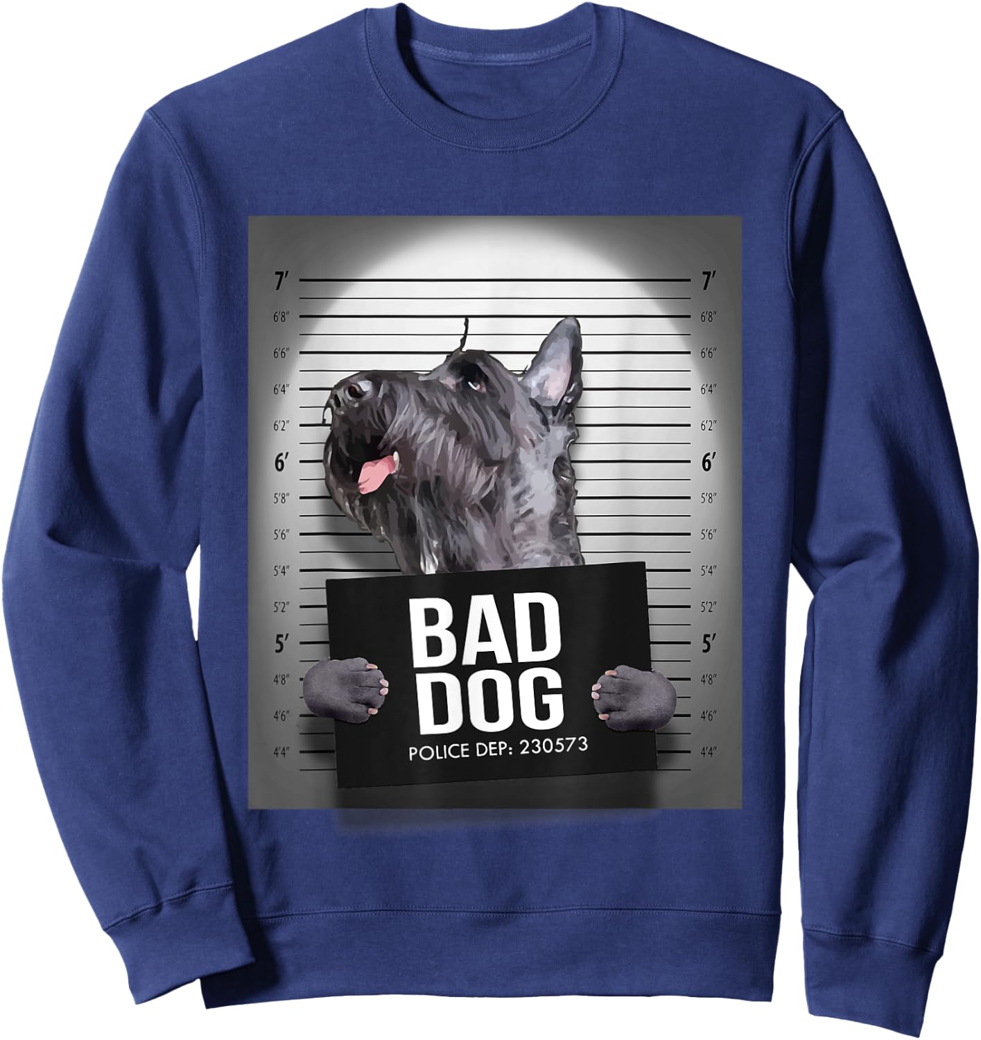 Scottie Dog Mugshot Sweatshirt - Sweatshirt | Navy