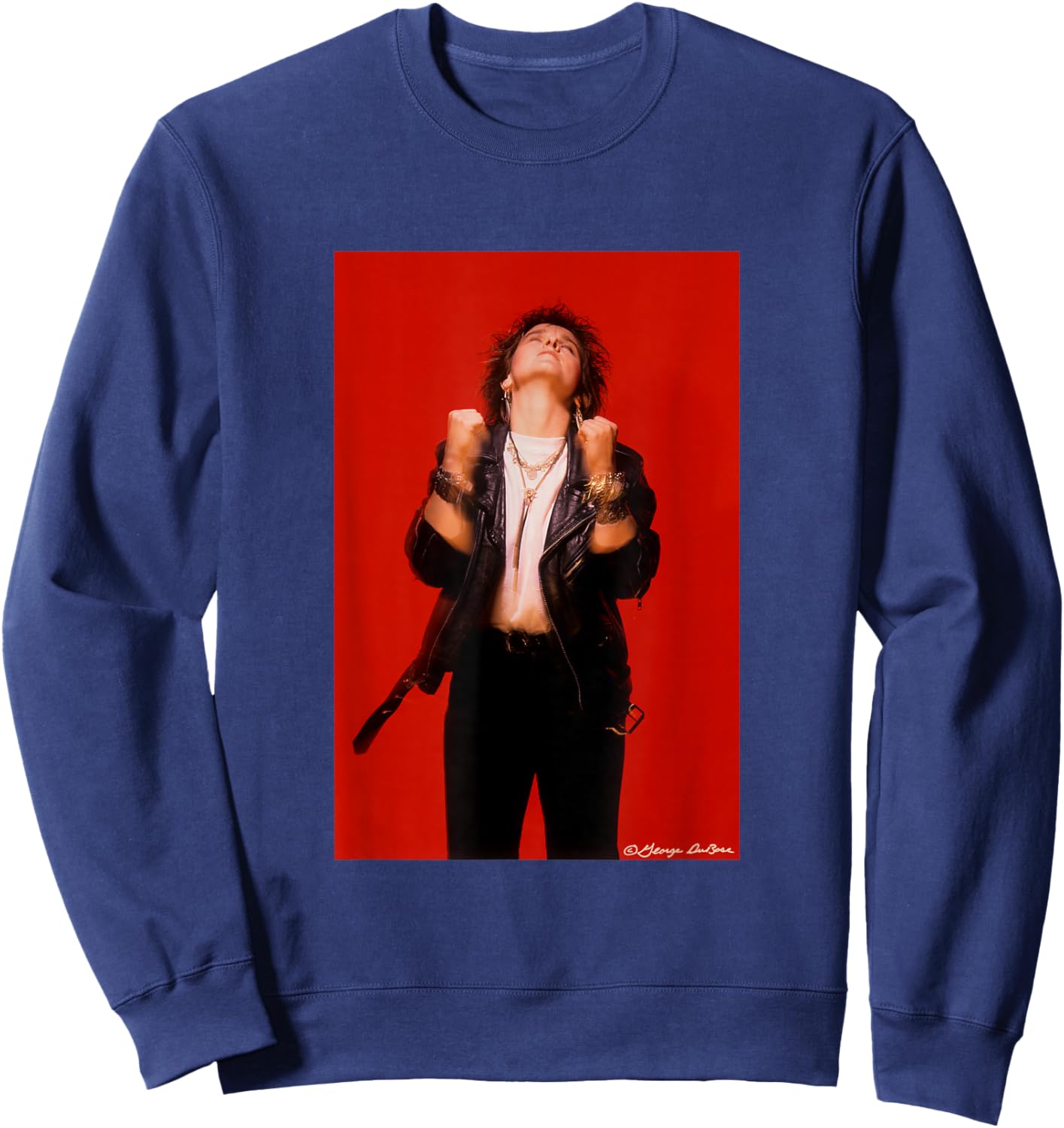 Melissa Etheridge Album Cover Art By George DuBose Sweatshirt - Sweatshirt | Navy