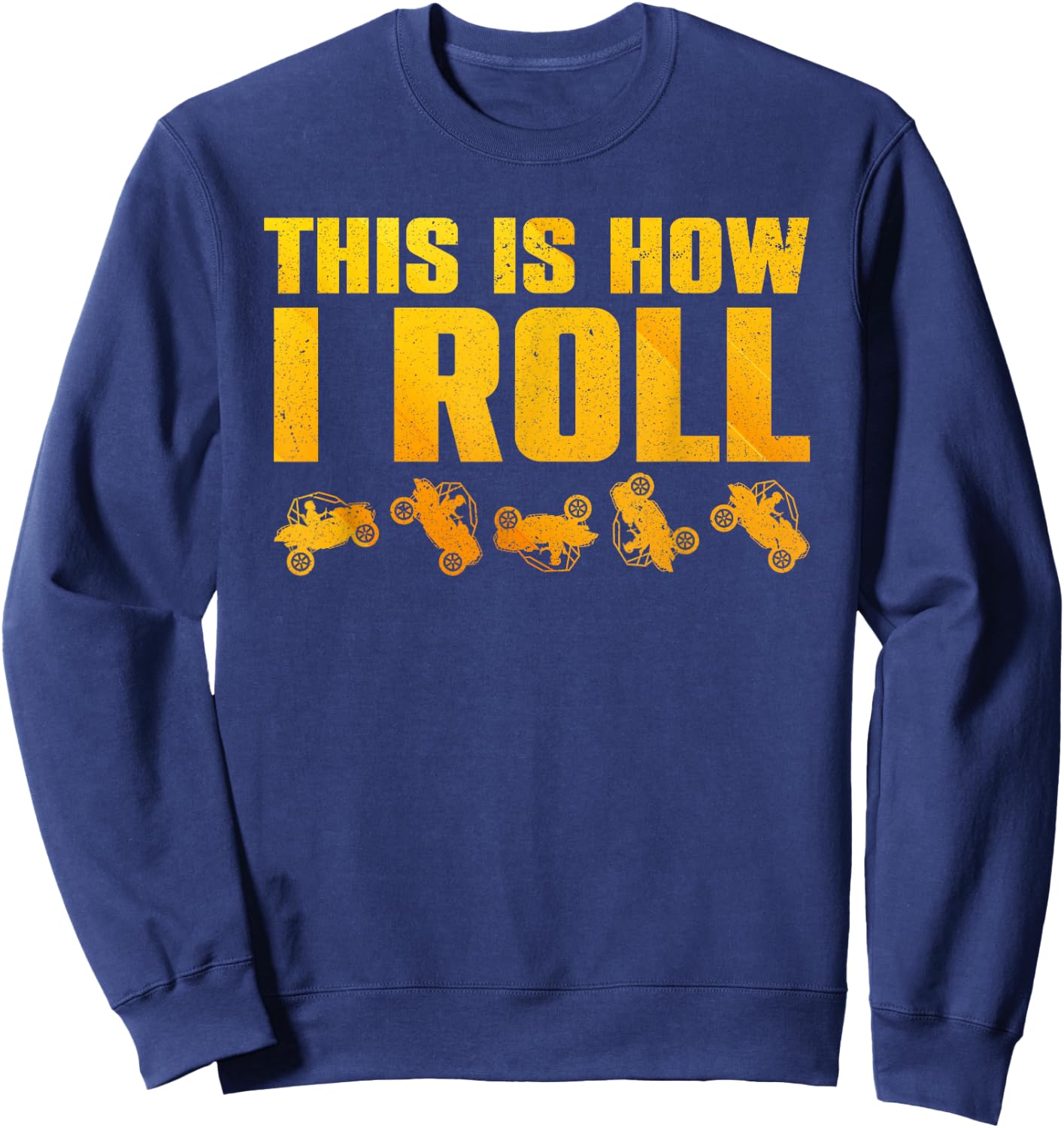 Side-By-Side Design Women UTV ATV SxS Off Road Lover Sweatshirt - Sweatshirt | Navy
