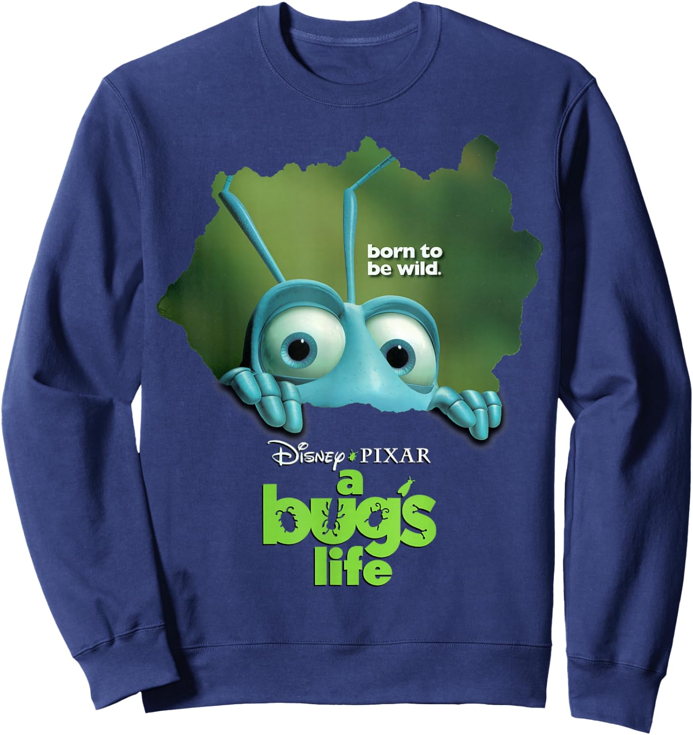 Disney Pixar A Bug's Life Flik Movie Poster Graphic Sweatshirt - Sweatshirt | Navy