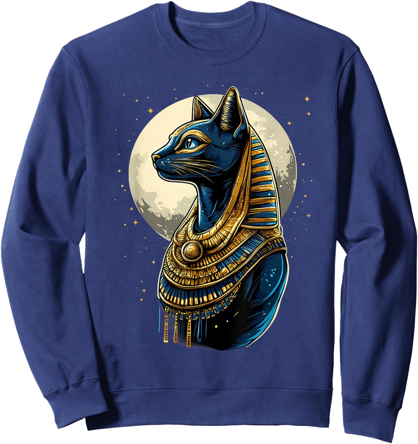 Altes Ägypten Ägypten Gott Bastet Katze Ägypten Mythologie Sweatshirt - Sweatshirt | Navy