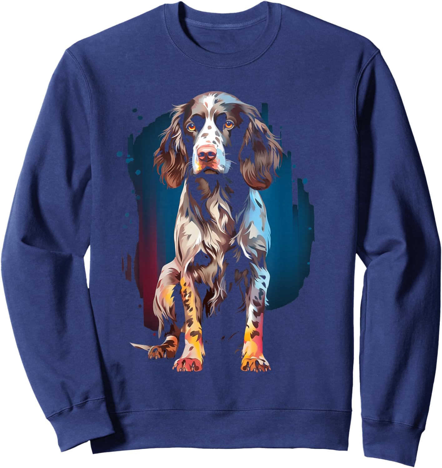 Small Munsterland dog walking pet fan Sweatshirt - Sweatshirt | Navy