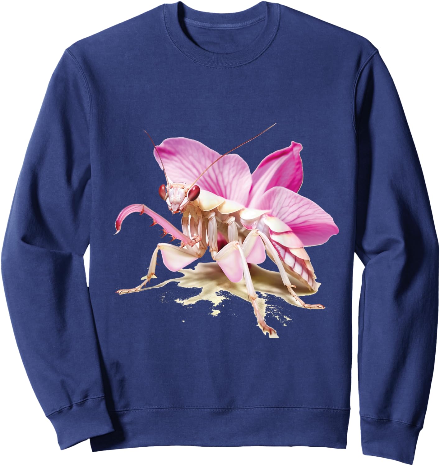 Orchid mantis beautiful orchid mantis nature's wonders Love Sweatshirt - Sweatshirt | Navy