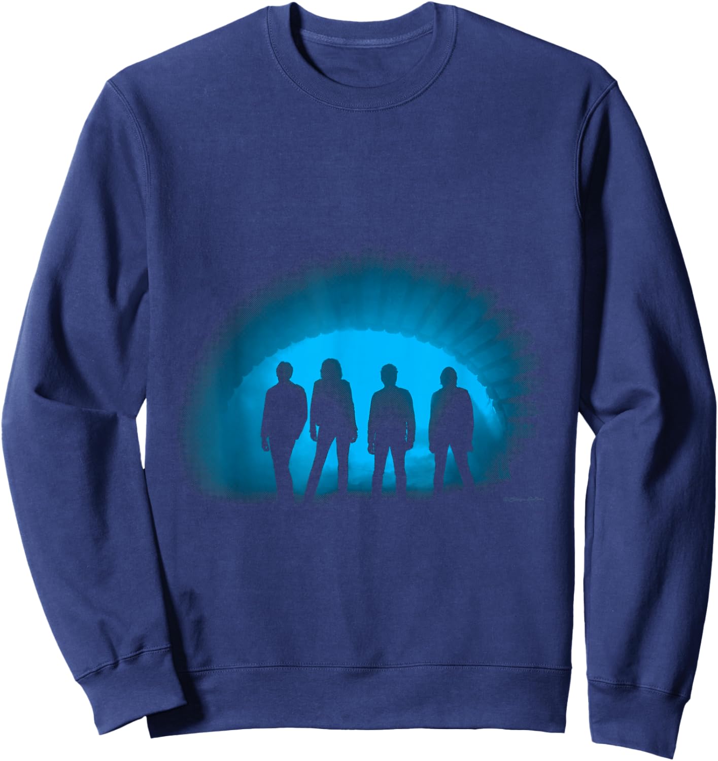 The Ramones Too Tough To Die Album Art By George DuBose Sweatshirt - Sweatshirt | Navy