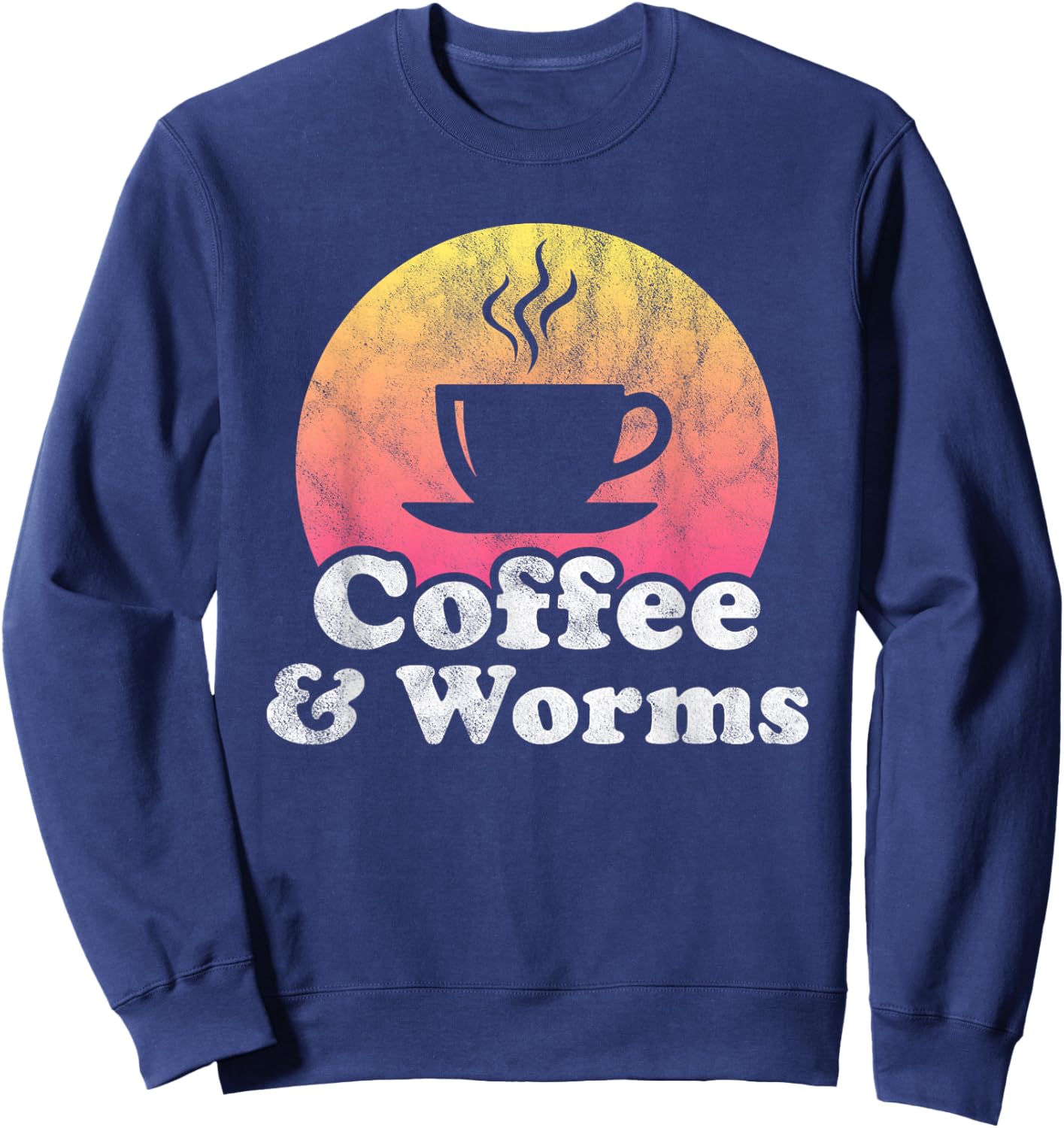 Coffee and Worms Worm Sweatshirt - Sweatshirt | Navy
