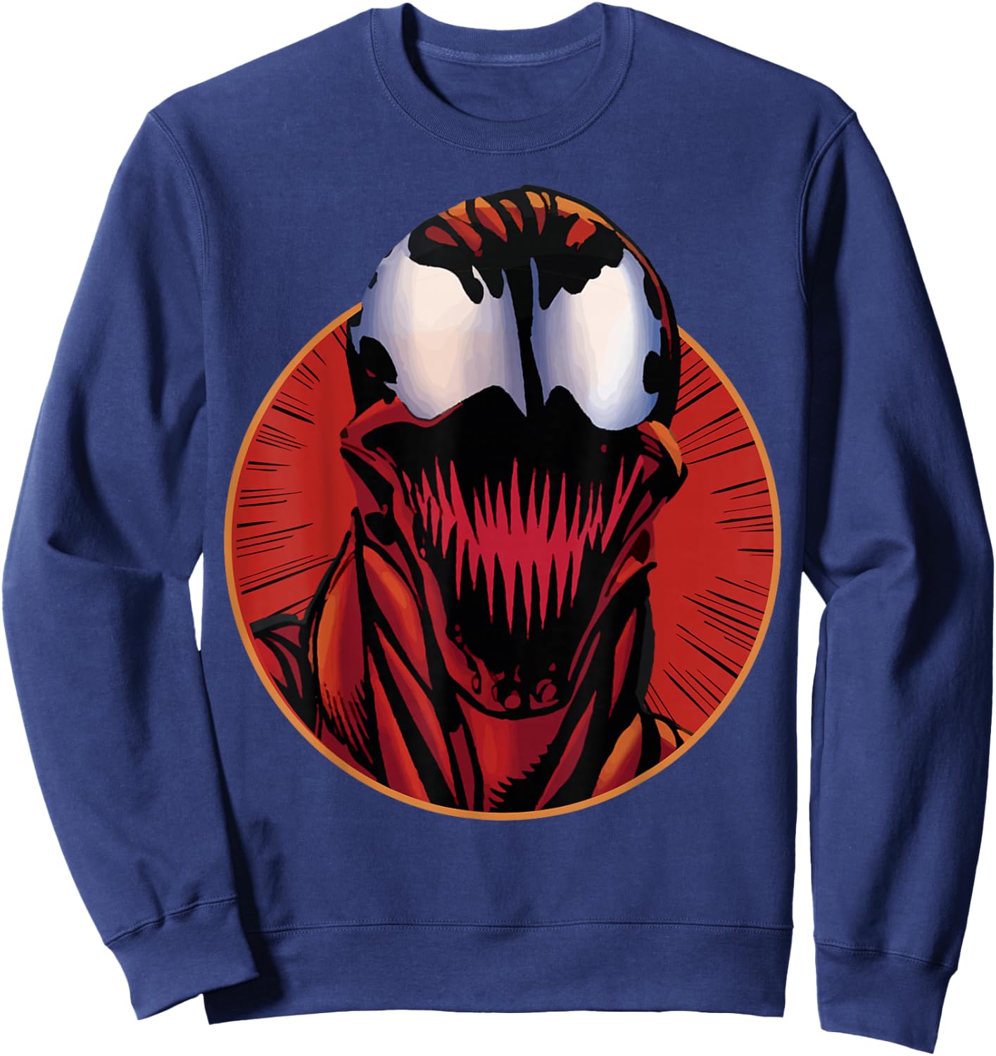 Marvel Carnage Big Face Sweatshirt - Sweatshirt | Navy