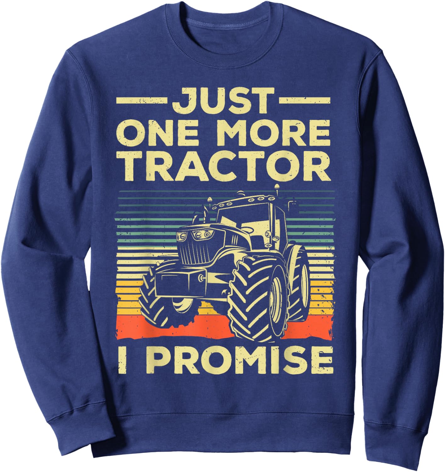 Cool Tractor Art Women Farming Truck Farmer Tractors Sweatshirt - Sweatshirt | Navy
