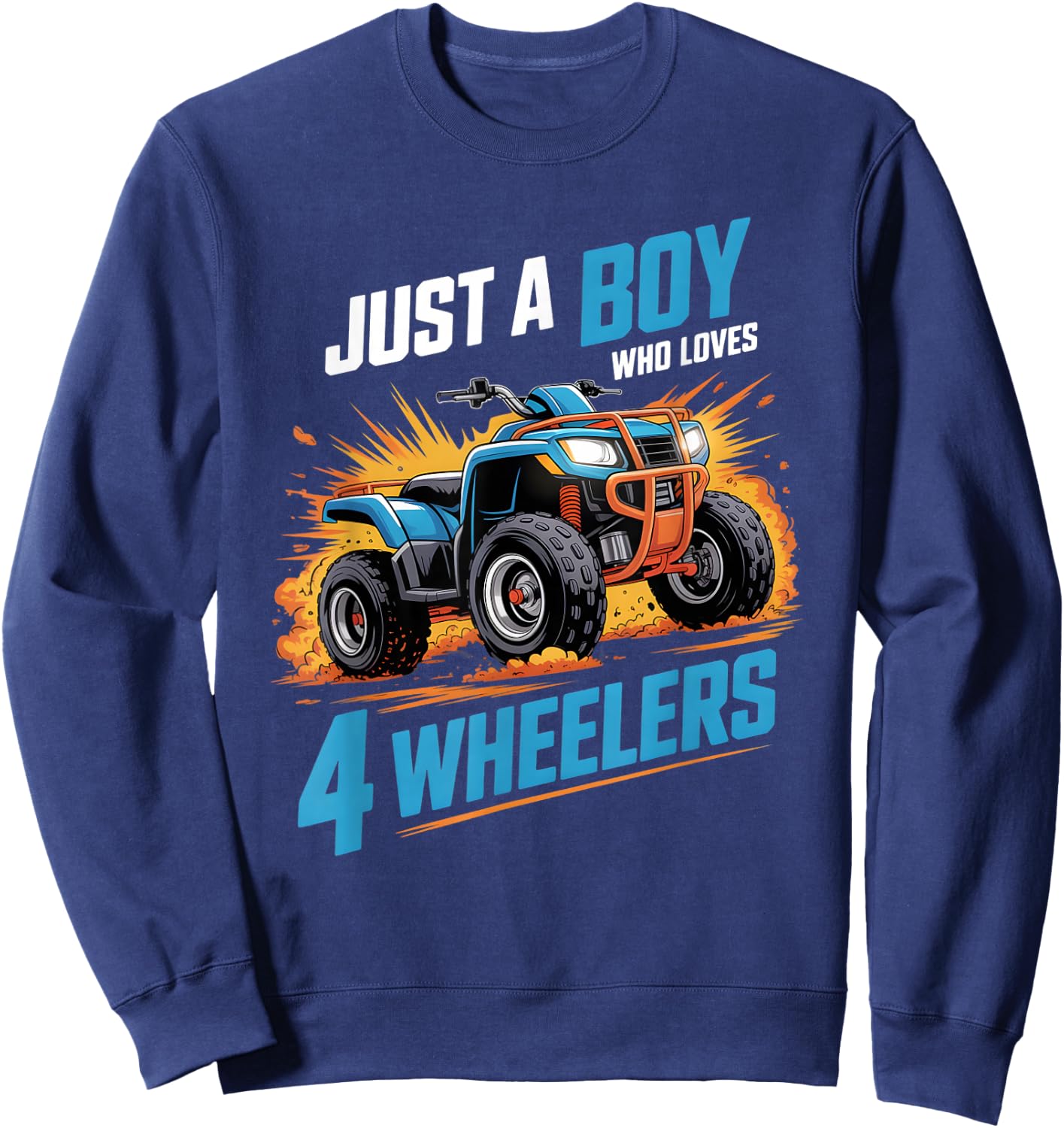Boys 4 Wheeler Sweatshirt - Sweatshirt | Navy