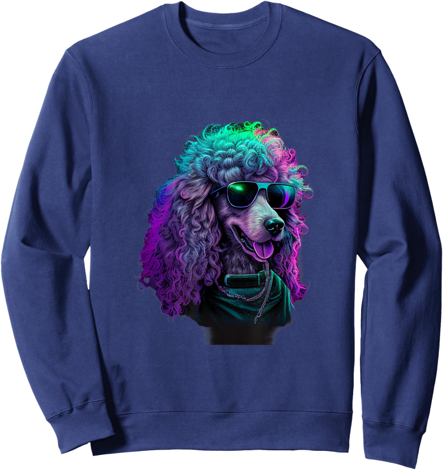 Standard Poodle Dogs Standard Poodles Sweatshirt - Sweatshirt | Navy