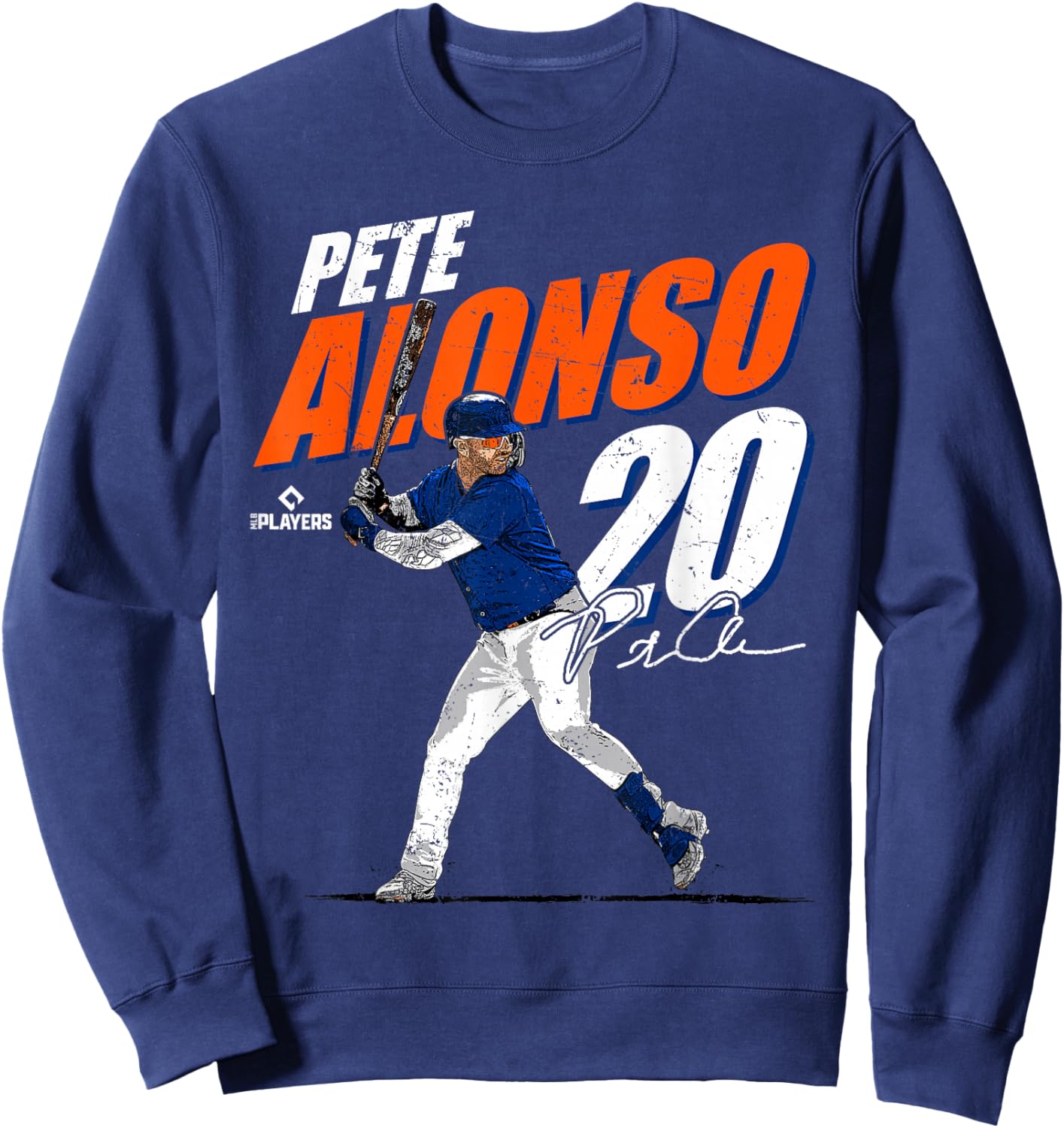Pete Alonso | New York Baseball MLB Players | MLBPALO3001 Sweatshirt - Sweatshirt | Navy