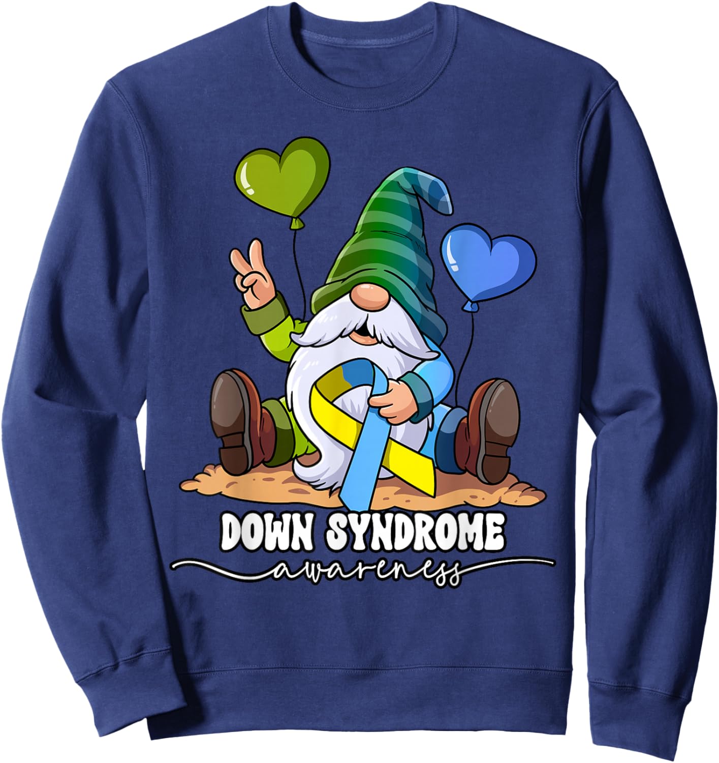Down Syndrome Awareness - -Kids, Black, Small Sweatshirt - Sweatshirt | Navy