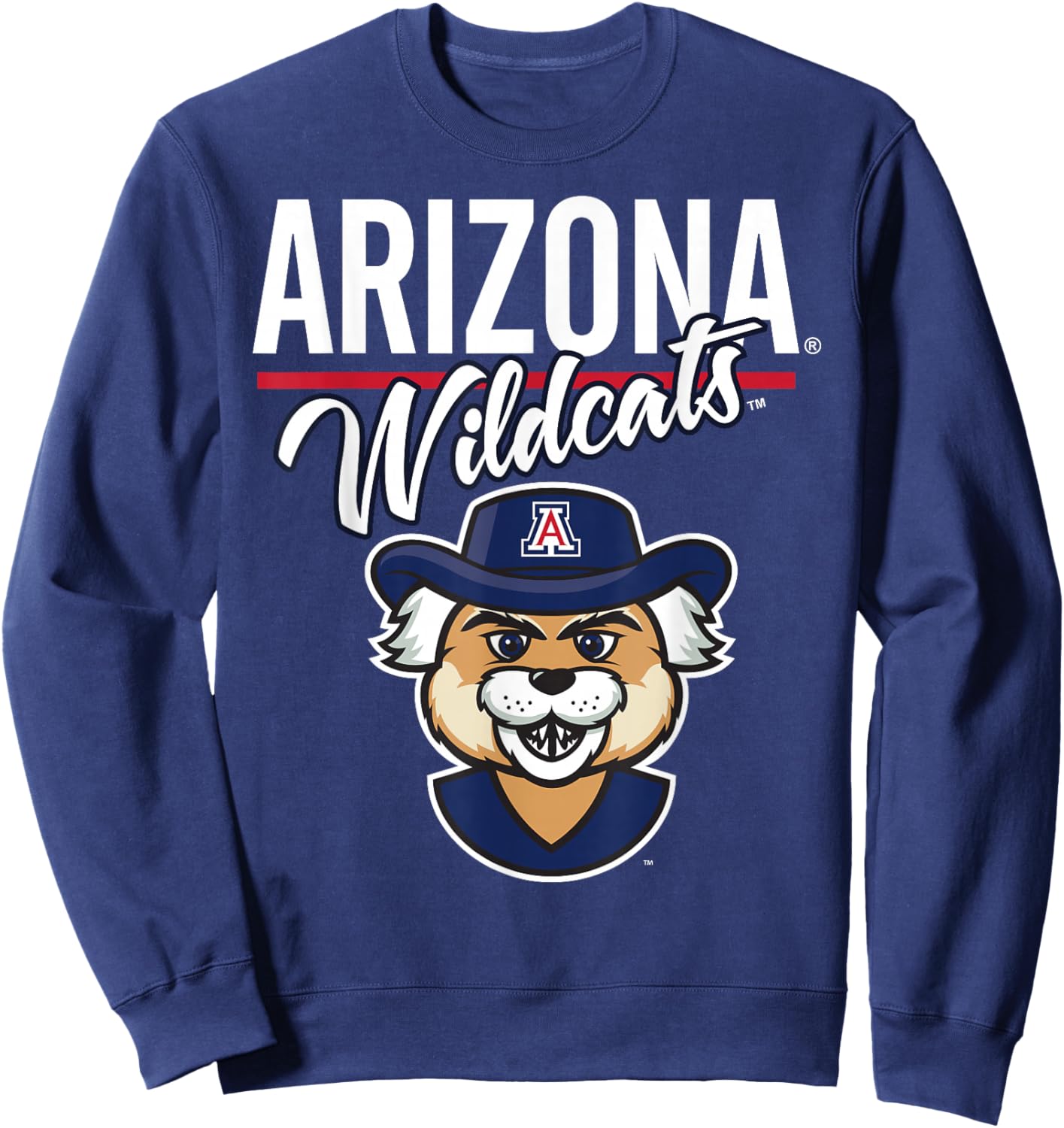 Arizona Wildcats Mascot Officially Licensed Sweatshirt - Sweatshirt | Navy
