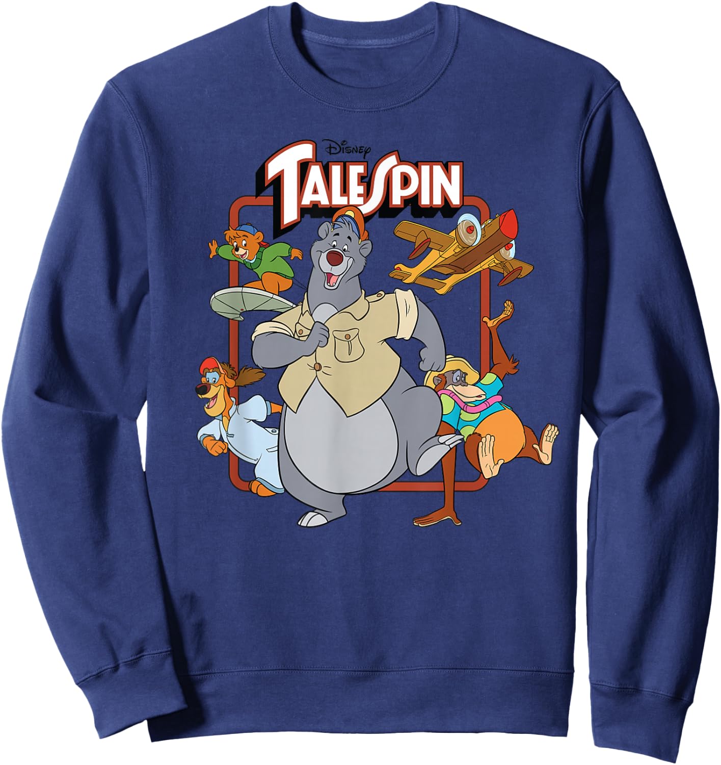 Disney Tale Spin Group Sweatshirt - Sweatshirt | Navy
