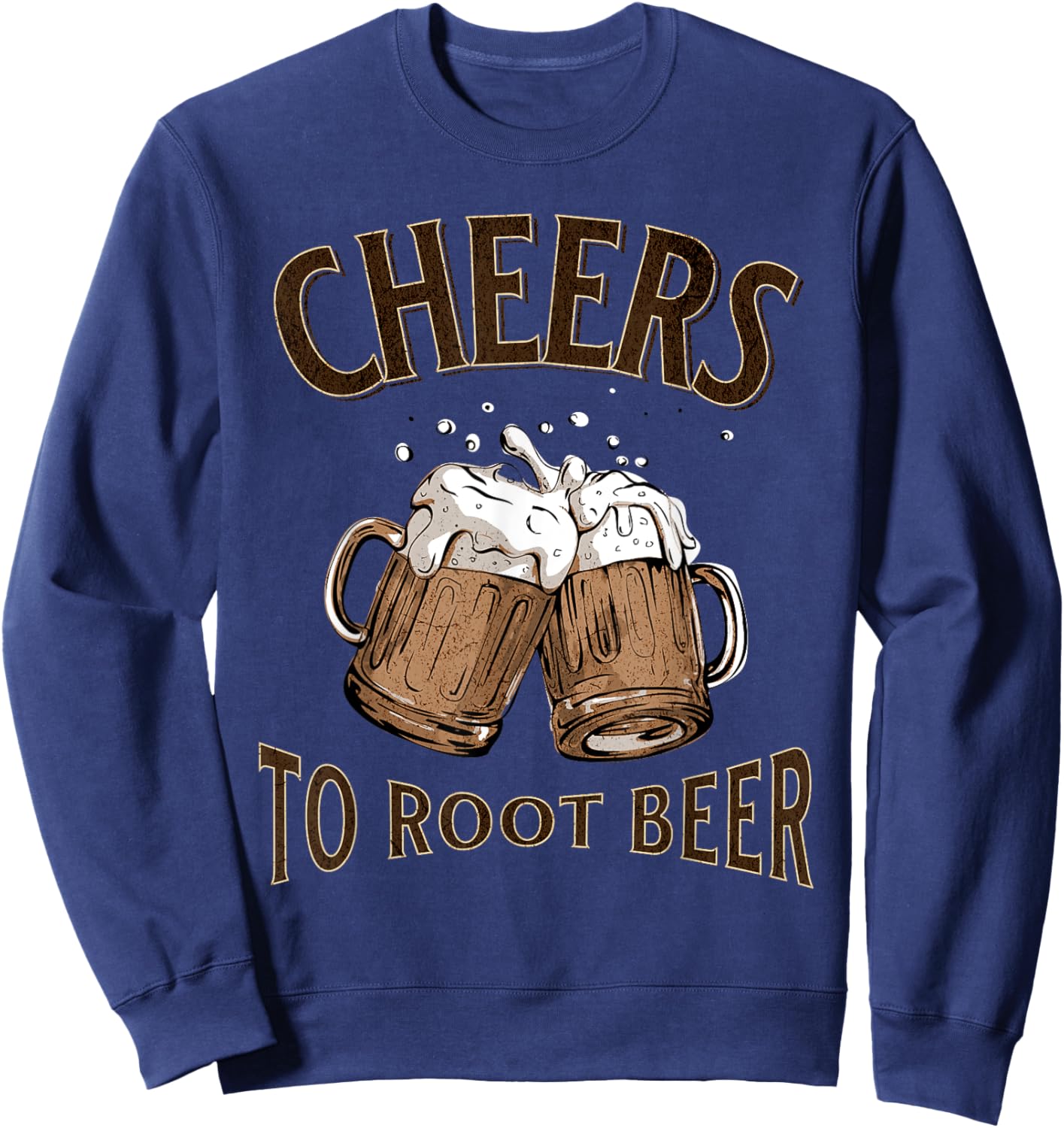 Cheers To Root Beer Sweatshirt - Sweatshirt | Navy