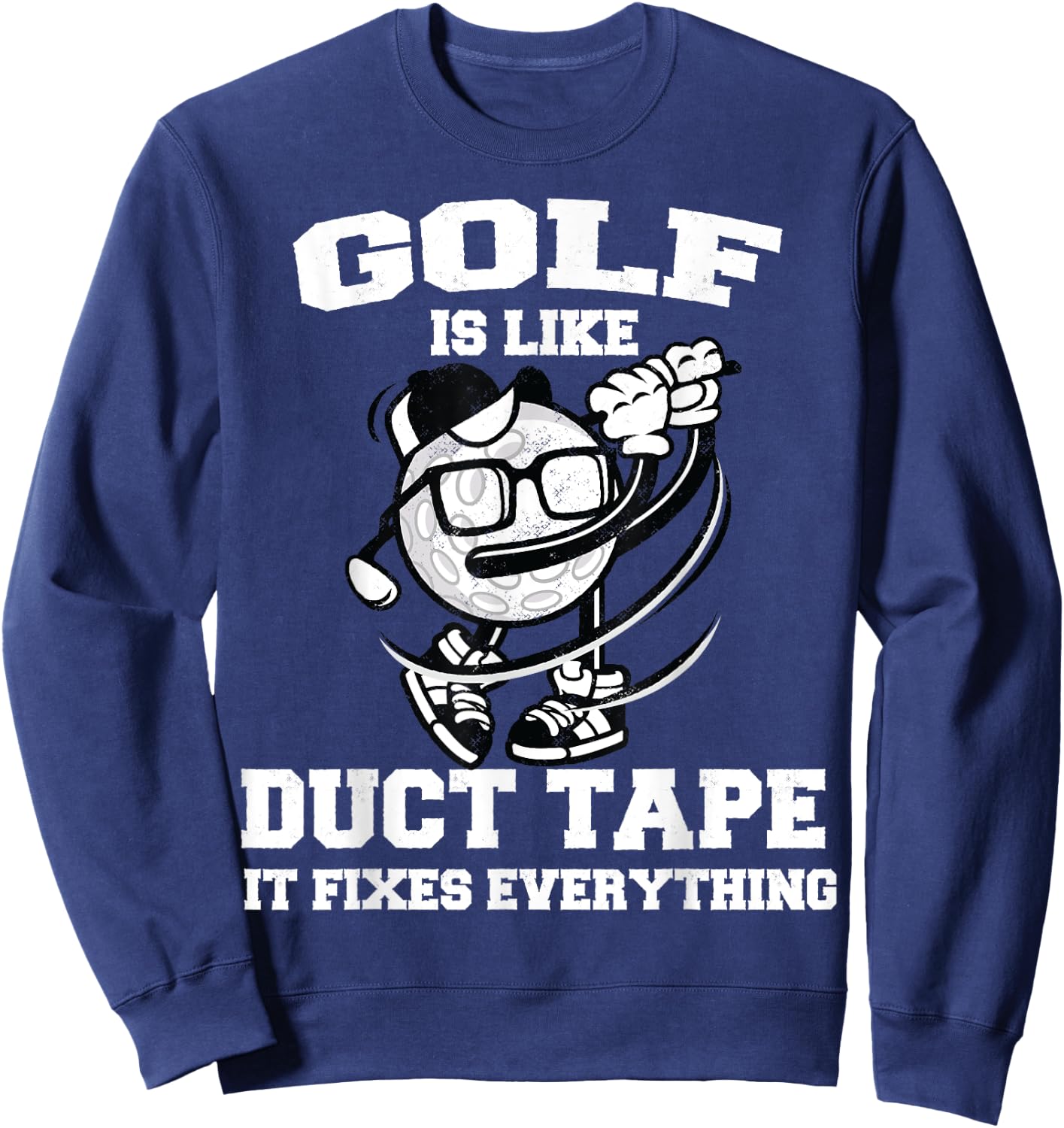 Funny Golfing Saying Shirt for Boys, Men and Kids Sweatshirt - Sweatshirt | Navy