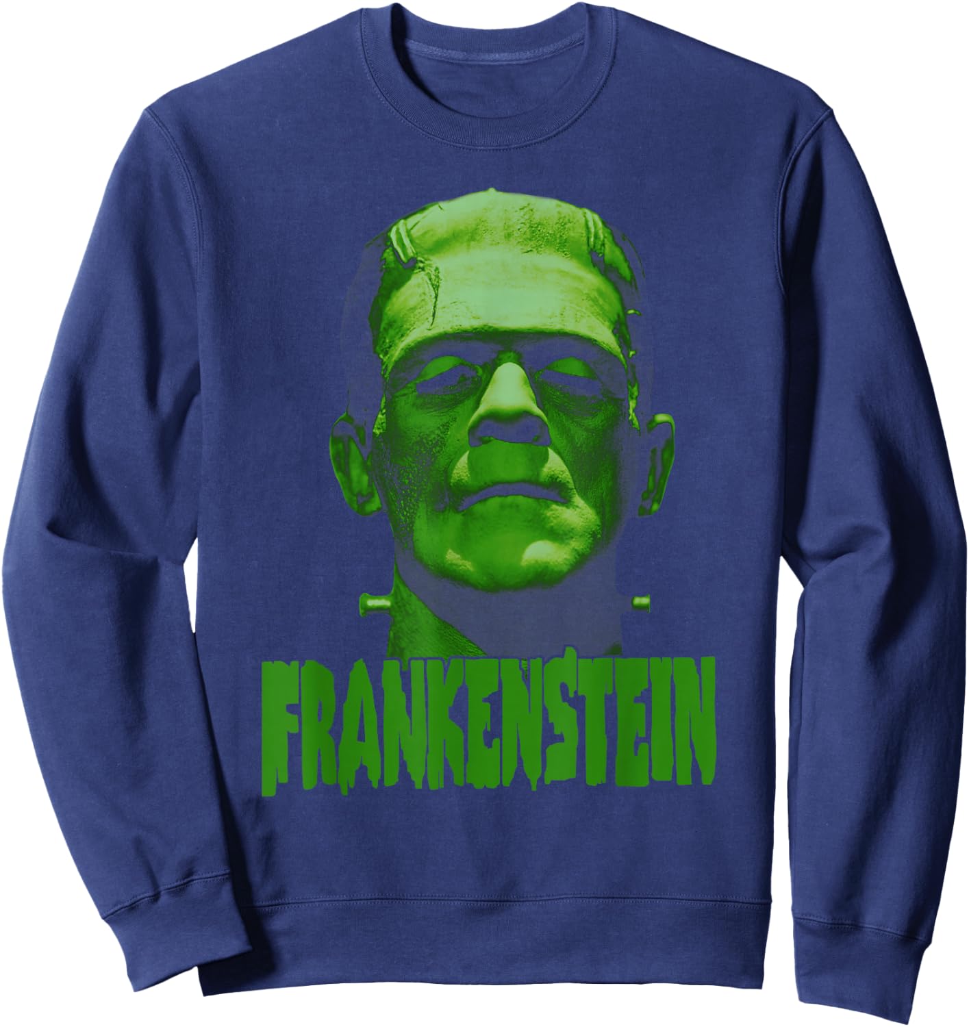 Universal Monsters Frankenstein Dark Portrait Sweatshirt - Sweatshirt | Navy