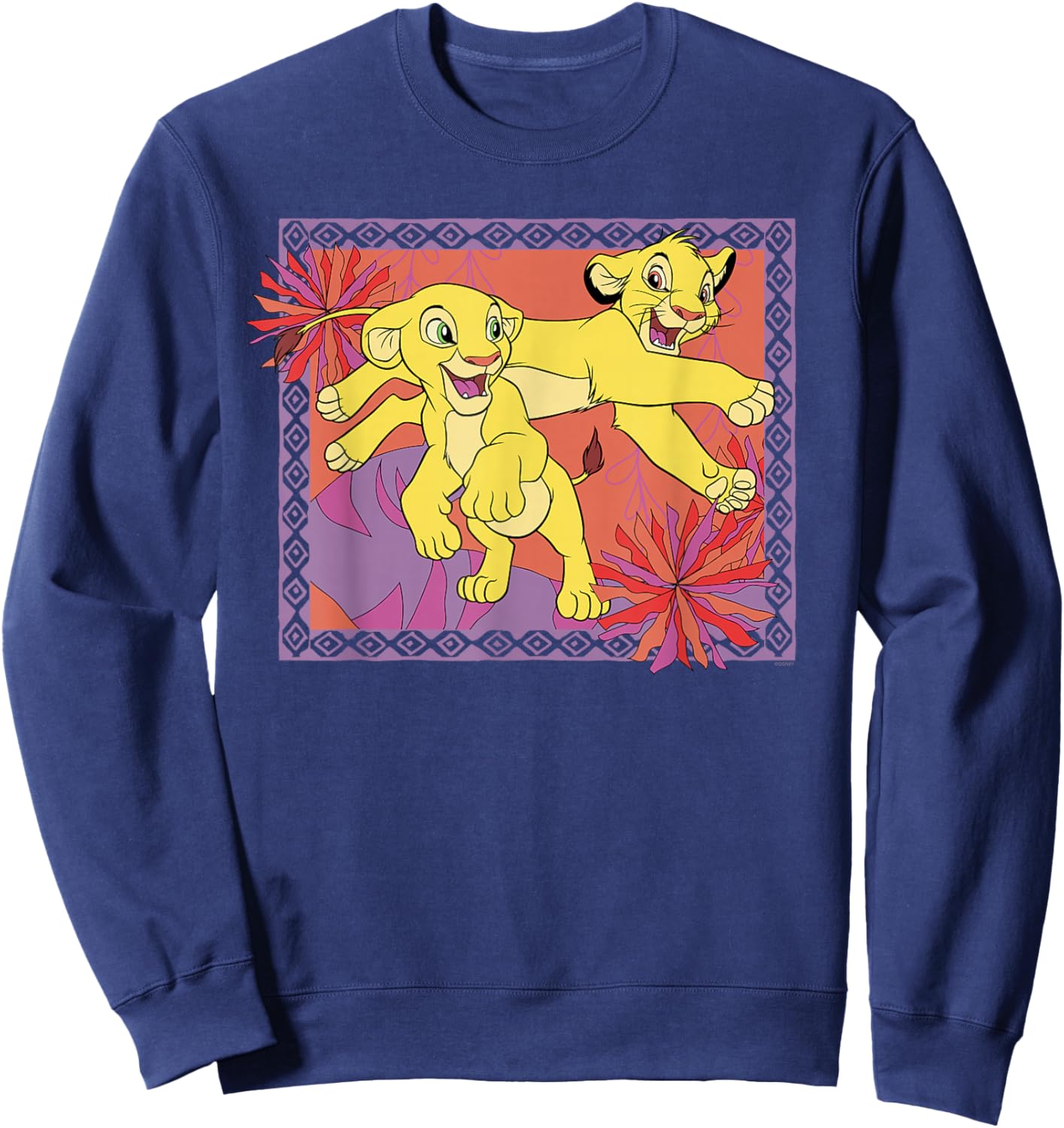 Disney The Lion King 30th Anniversary Simba & Nala Cubs Sweatshirt - Sweatshirt | Navy