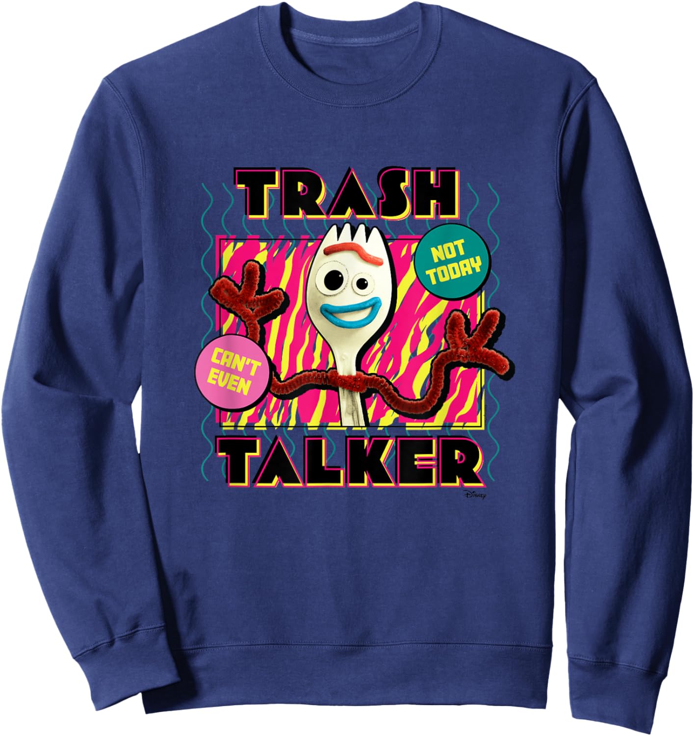 Toy Story - Forky Trash Talker Sweatshirt - Sweatshirt | Navy