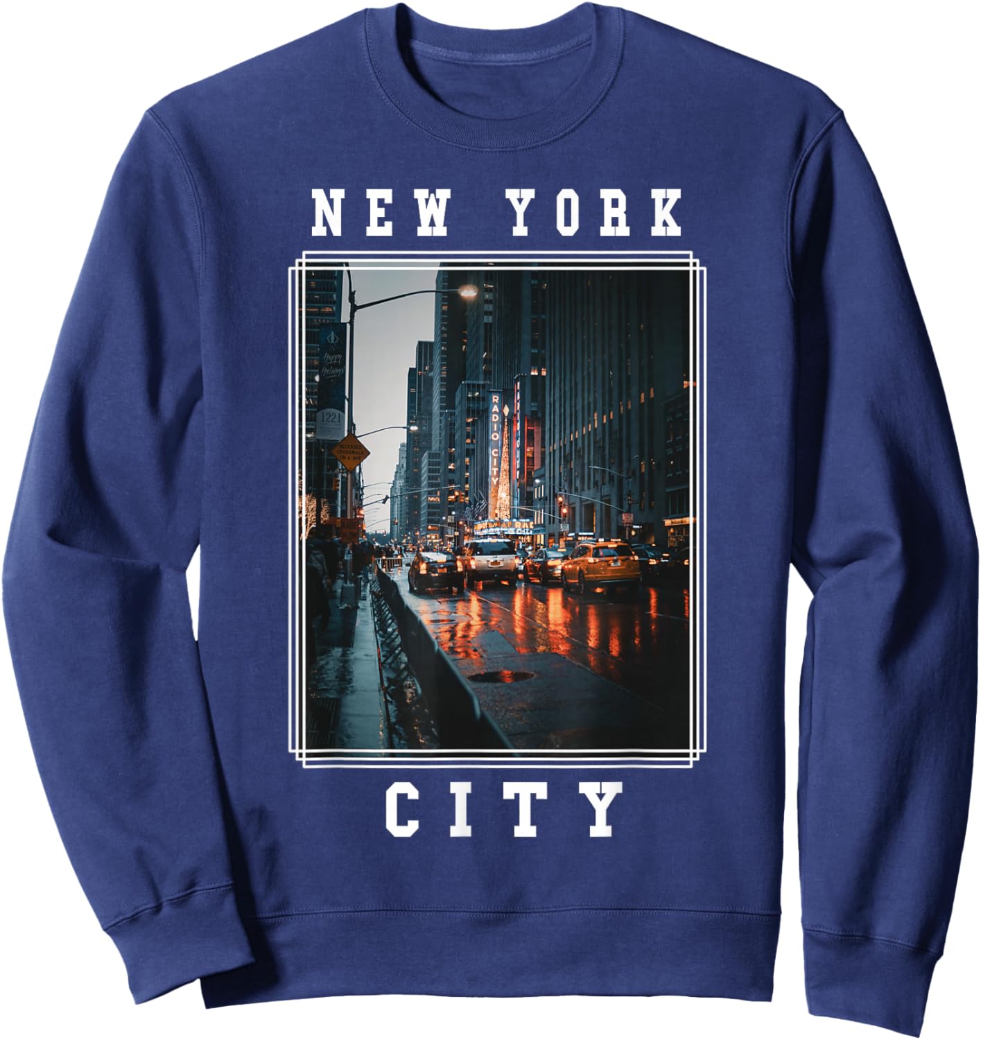 New York City Photograph New York Souvenir Sweatshirt - Sweatshirt | Navy