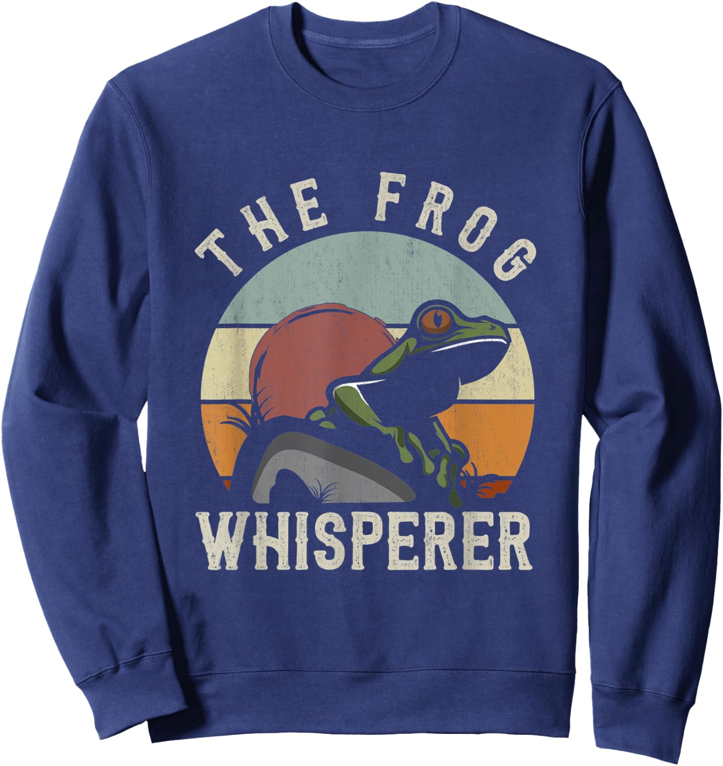 The Frog Whisperer Frog Sweatshirt - Sweatshirt | Navy