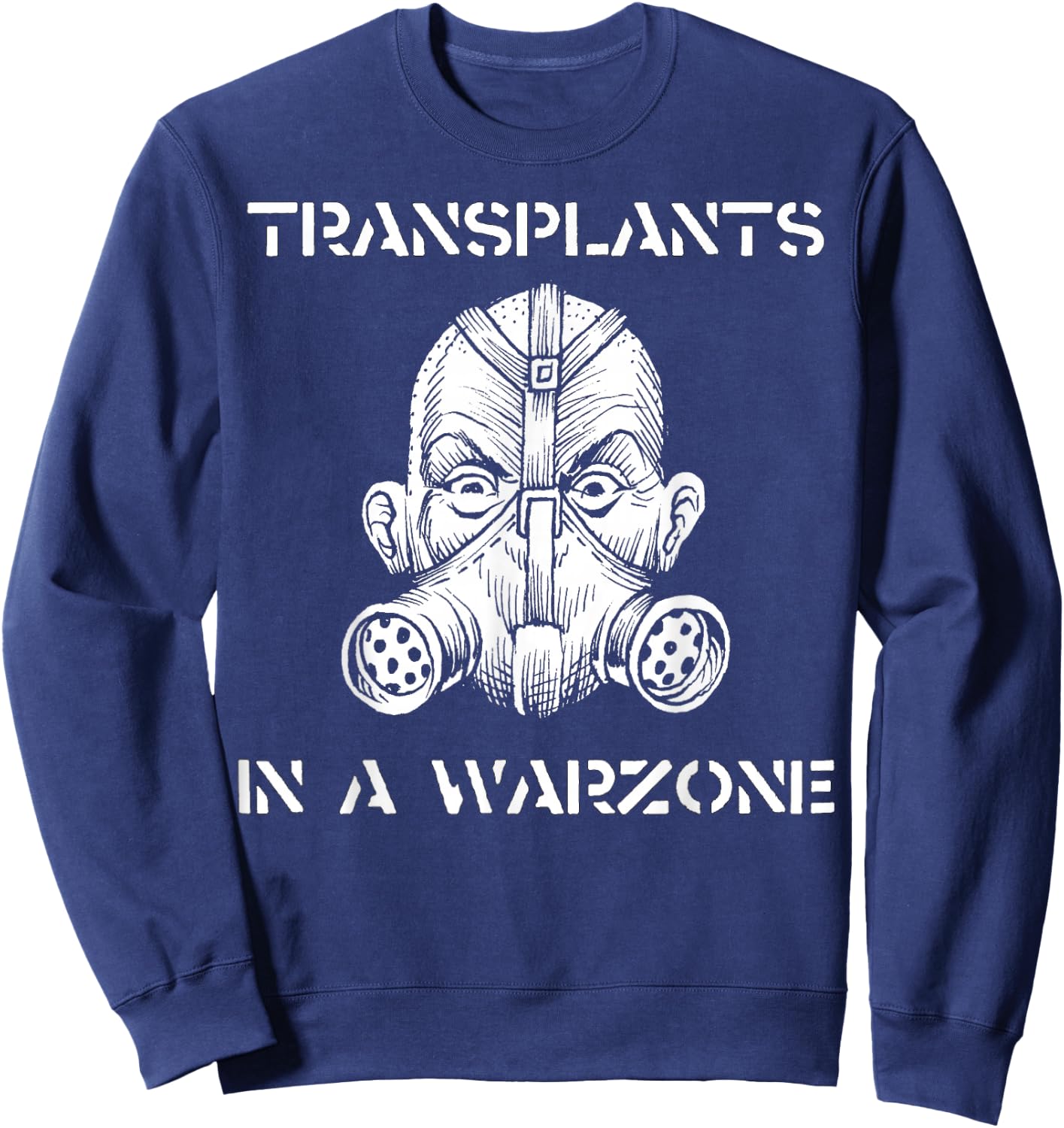 Transplants - In a Warzone - Official Merchandise Sweatshirt - Sweatshirt | Navy