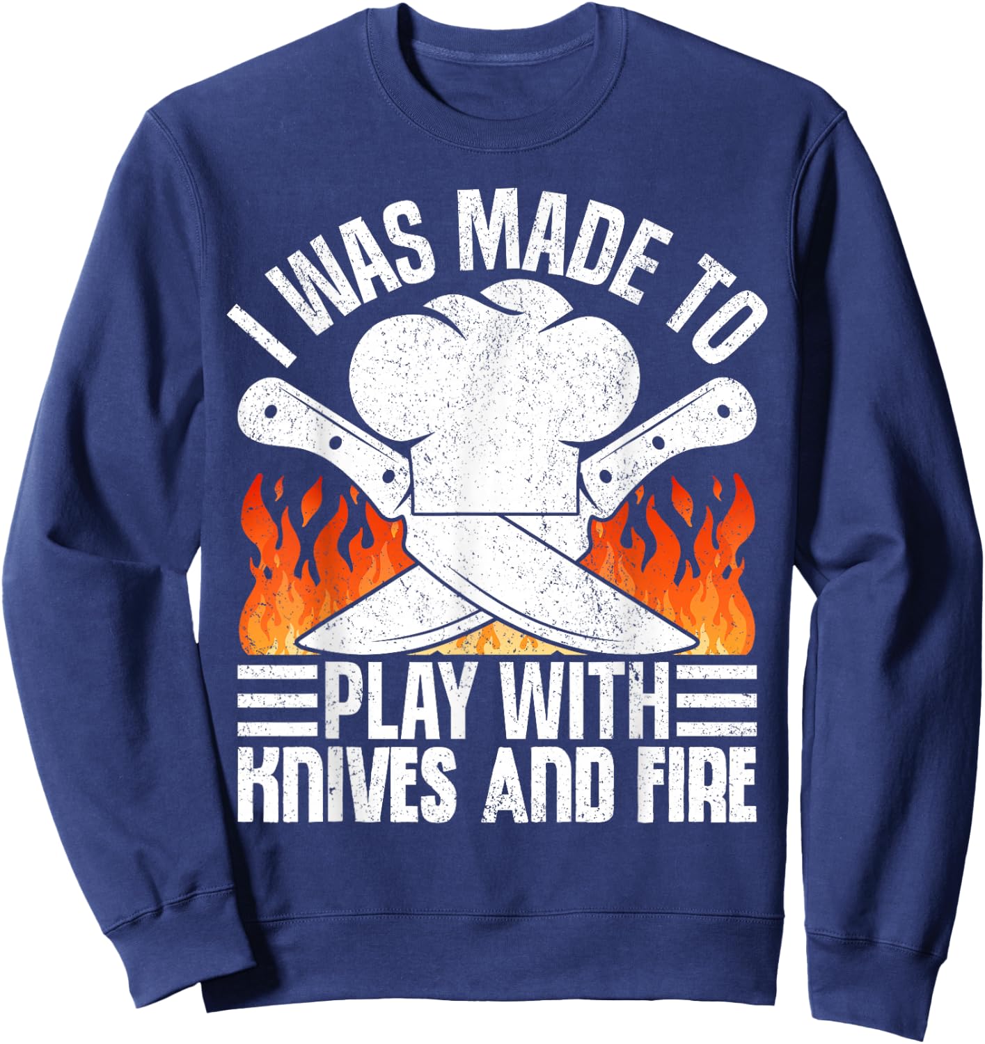 Funny Chef Shirt Women Cooking Lovers Culinary Chef Sweatshirt - Sweatshirt | Navy