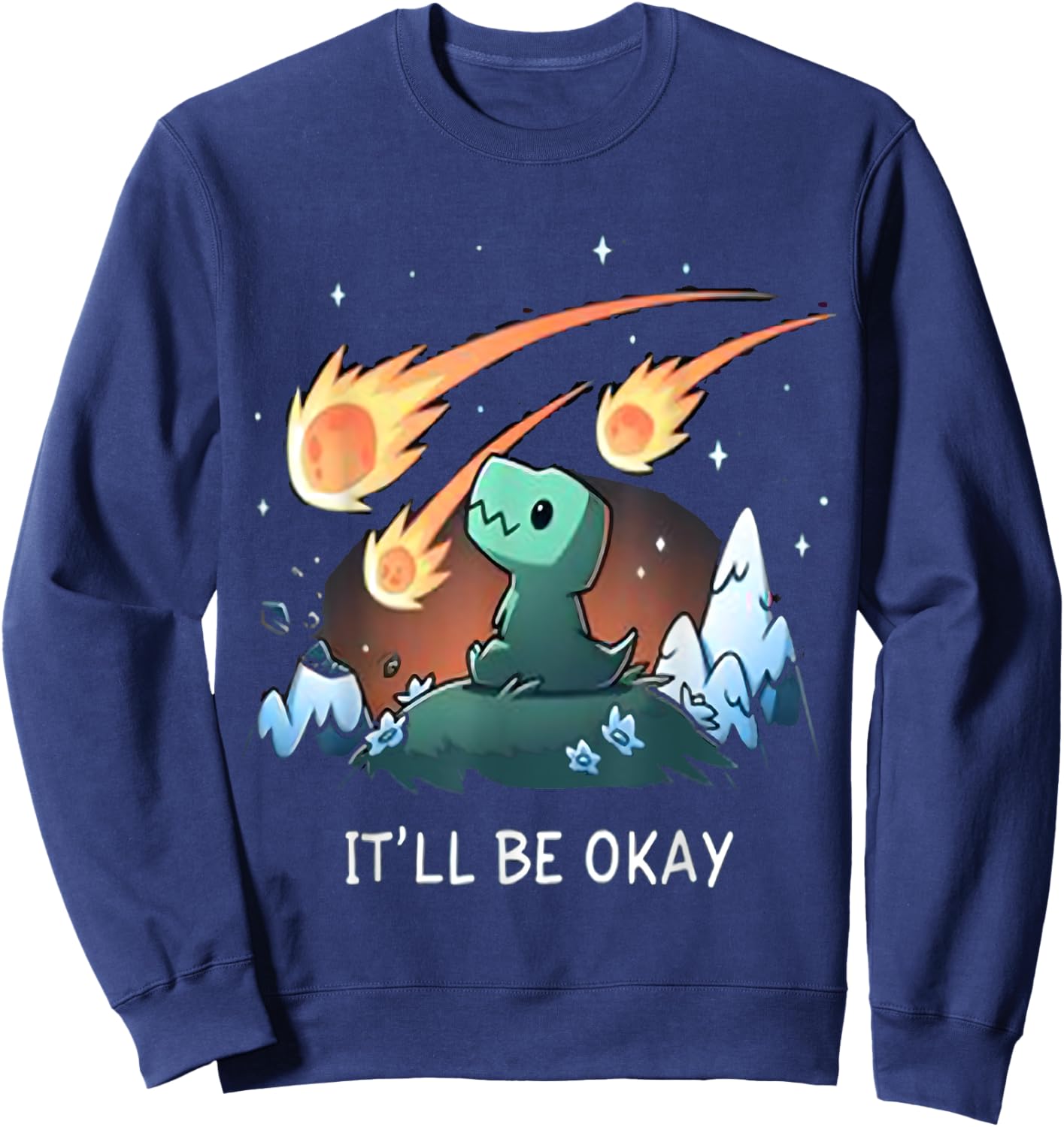 Love dinosaur Women dinosaur Lovers for kids girl women Sweatshirt - Sweatshirt | Navy